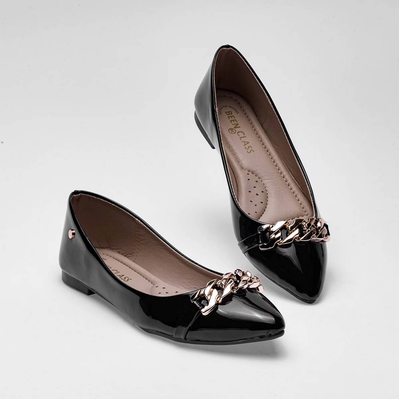 FLATS  de Been class Para Mujer Negro 17533 T7