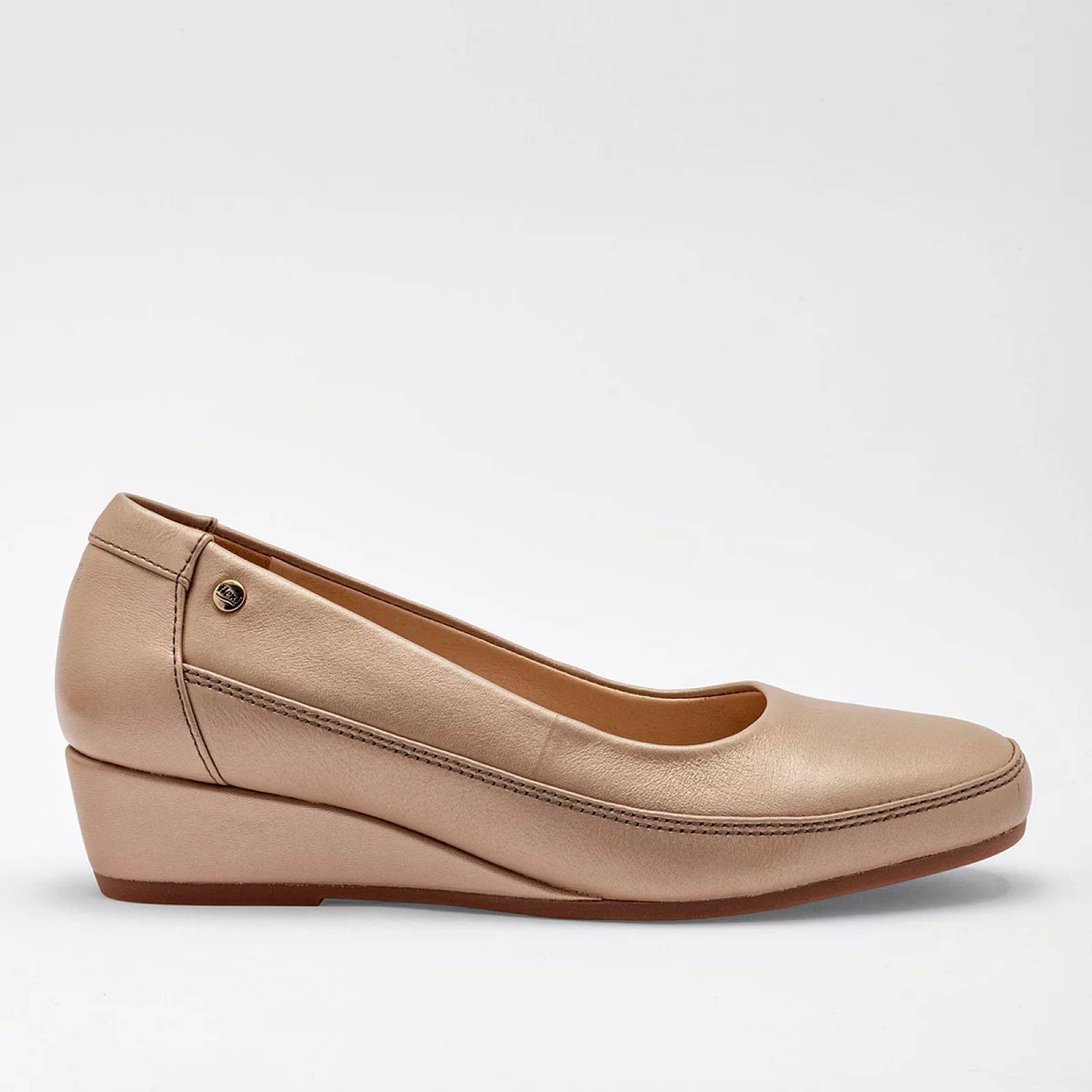 PLATAFORMA CERRADA de Flexi Para Mujer Beige 127001 T7