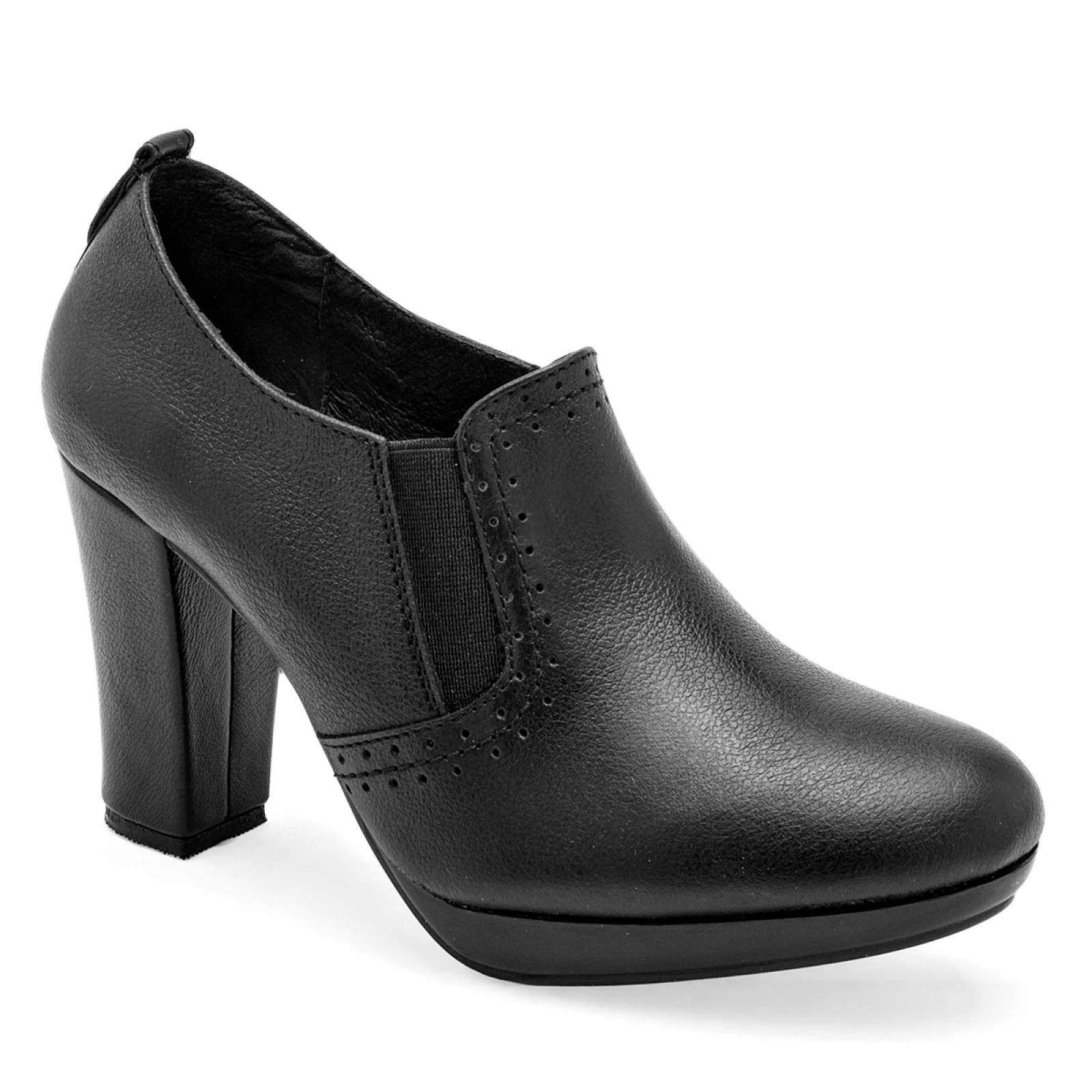TACON CERRADO de Principessa Para Mujer Negro 1607 T7