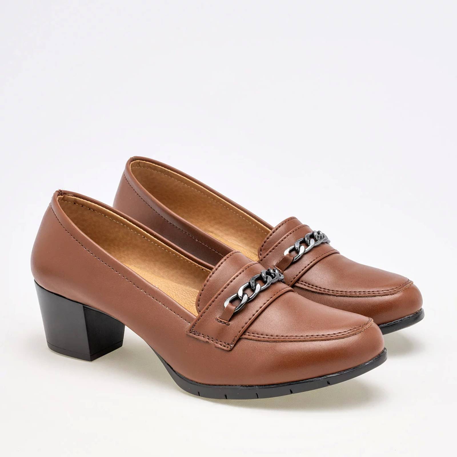 TACON CERRADO de Vitalia Para Mujer CAMEL 0823 T7