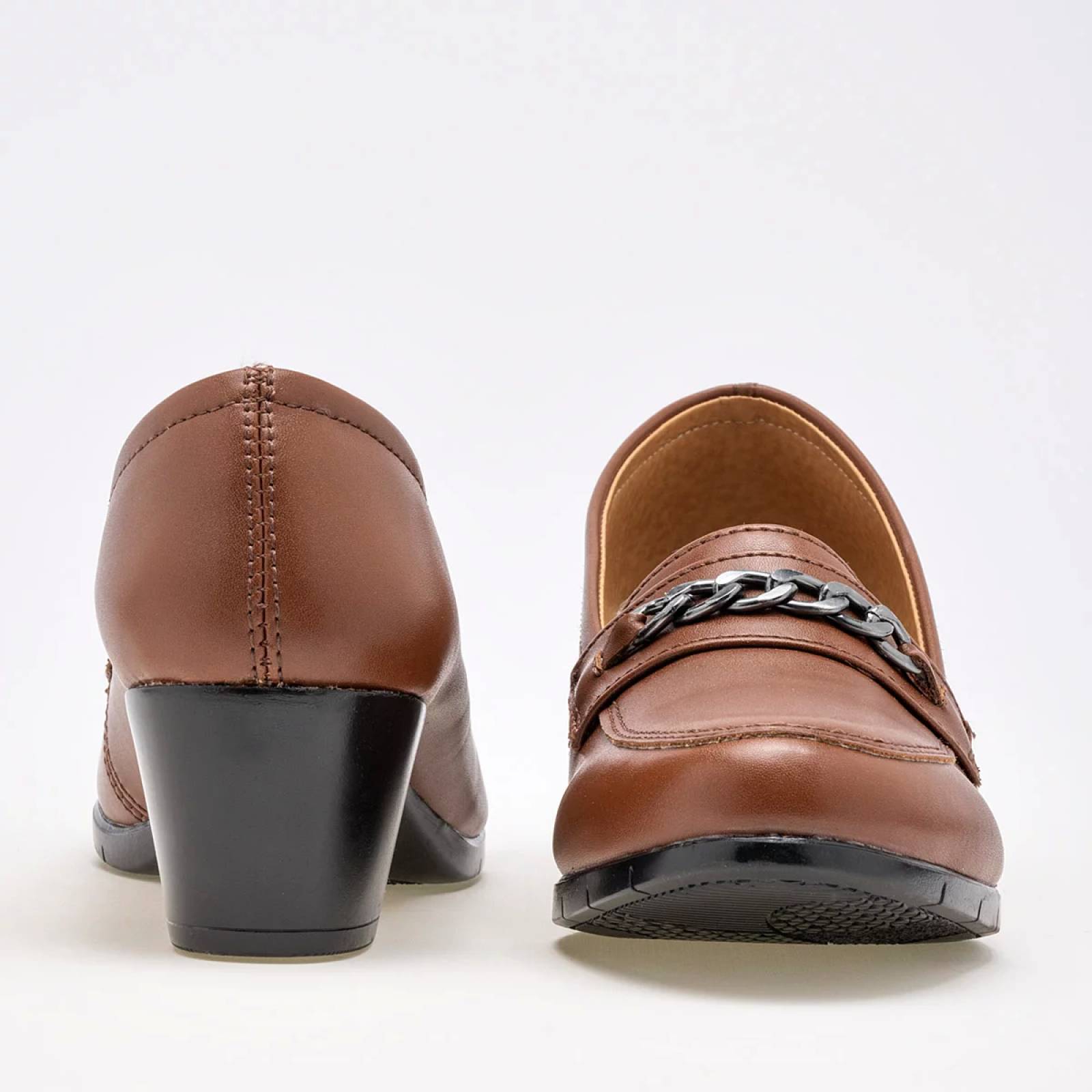 TACON CERRADO de Vitalia Para Mujer CAMEL 0823 T7