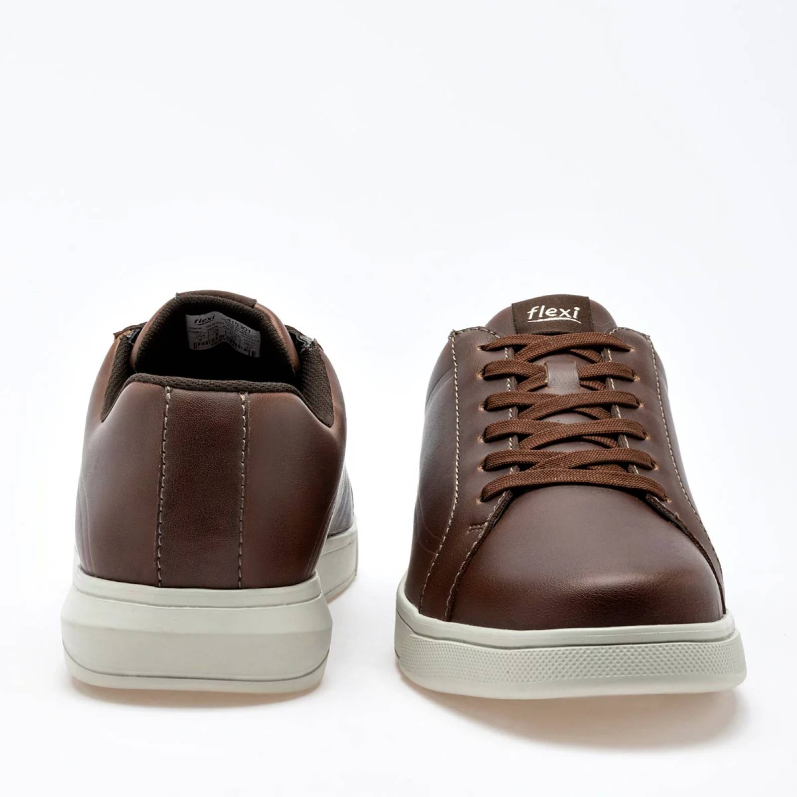 ZAPATO CASUAL de Flexi Para Hombre Cafe 415301 T7