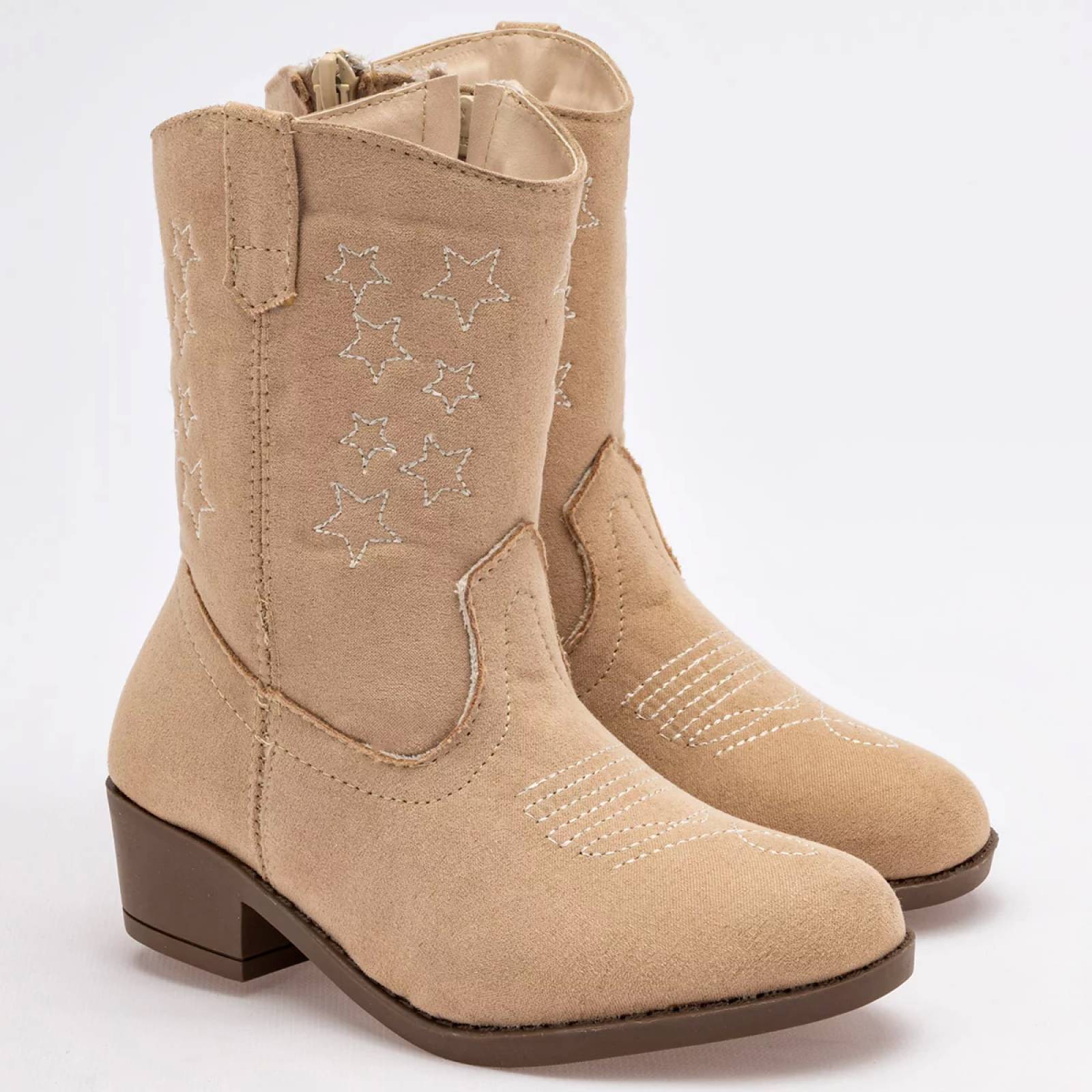 BOTA VAQUERA de Ninas fashion Para Niña Beige 918 T7