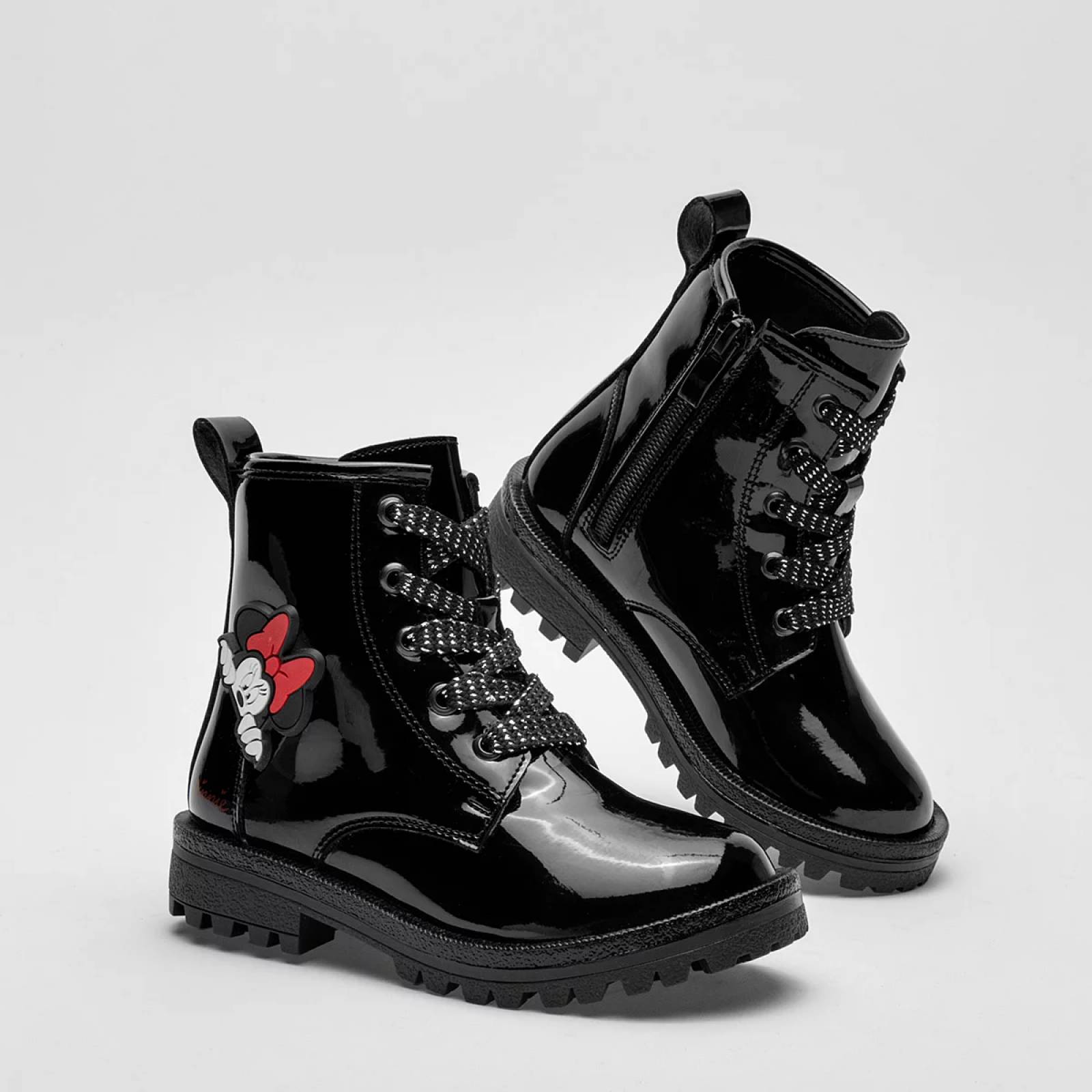 BOTA CHAROL MINNIE MOUSE de Licencias tropicana Para Niña Negro 325001 T7