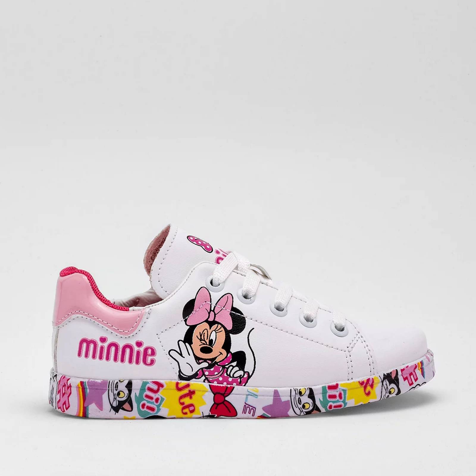 TENIS MINNIE MOUSE de Tenis con imaginacion Para Niña Blanco 6864 T7