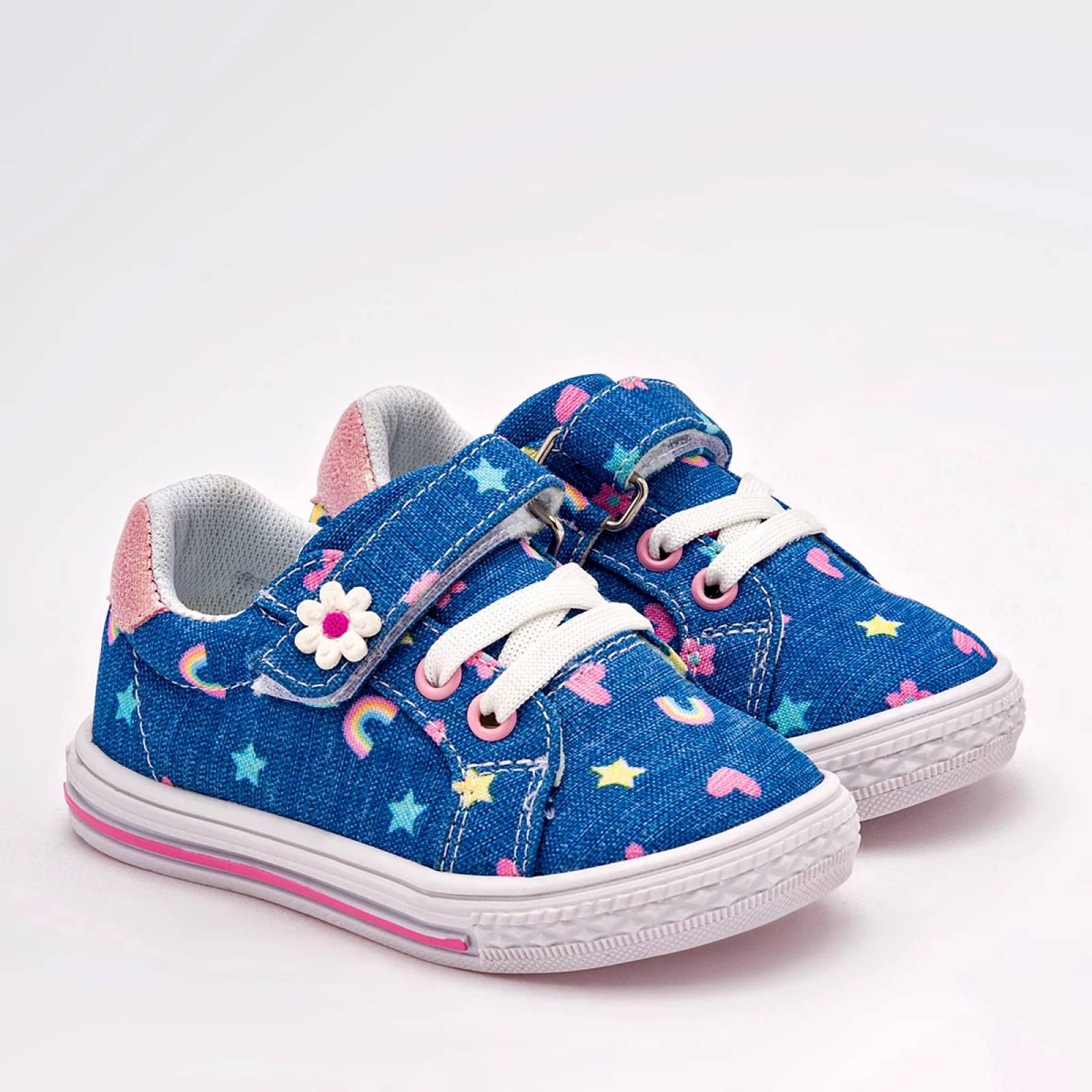 TENIS ESTRELLAS de Little-steps Para Niña Azul 90641 T7