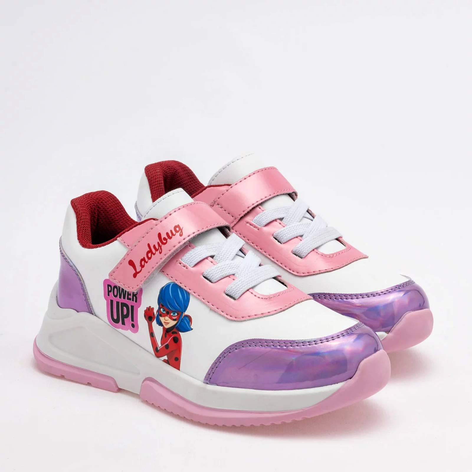 TENIS LADY BUG de Licencias yuyin Para Niña Blanco LB3111 T7