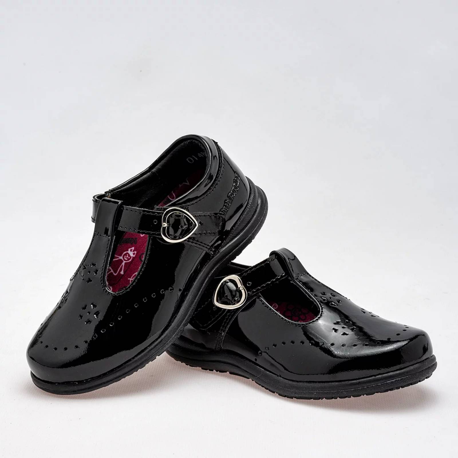 ZAPATO ESCOLAR CHAROL de Hush puppies kids Para Niña Negro HP01488 T7