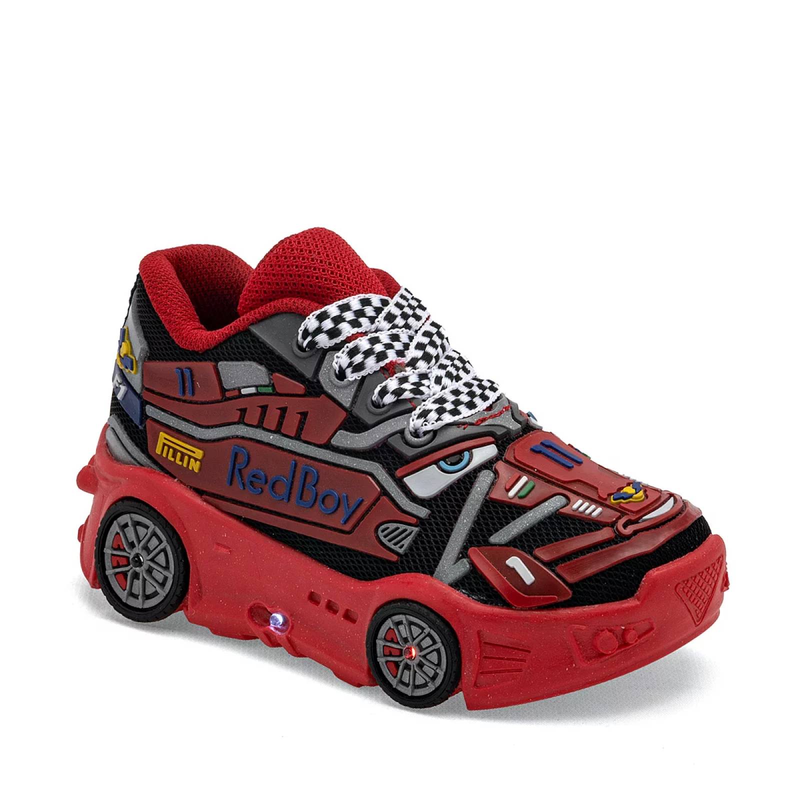 TENIS CON LUCES de On kids Para Niño Rojo 100 T7