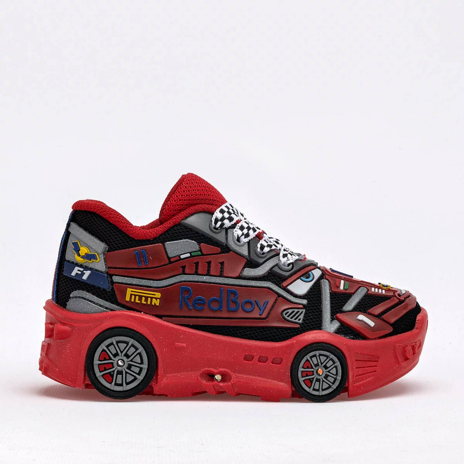 TENIS CON LUCES de On kids Para Niño Rojo 100 T7