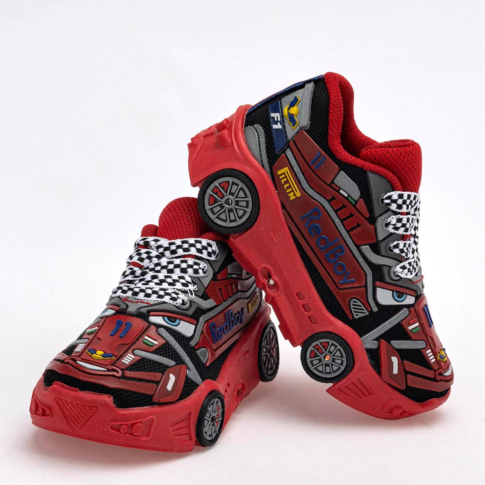 TENIS CON LUCES de On kids Para Niño Rojo 100 T7