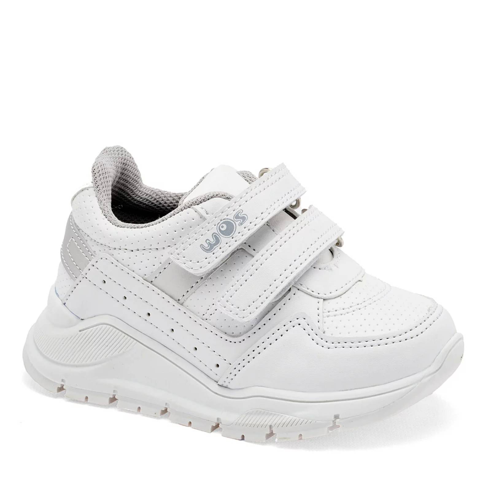 TENIS ESCOLAR UNISEX de Wos Para Niño Blanco 8170101 T7