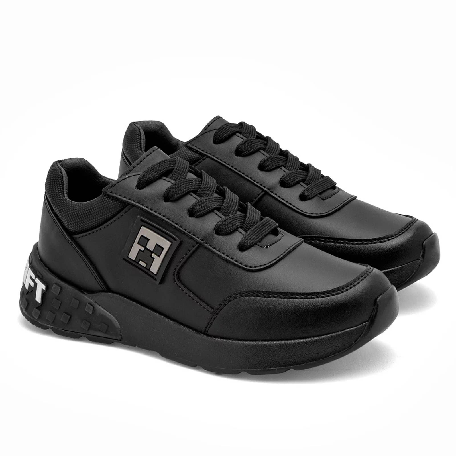 TENIS UNISEX MINECRAFT de Licencias yuyin Para Joven Negro MI3010 T7