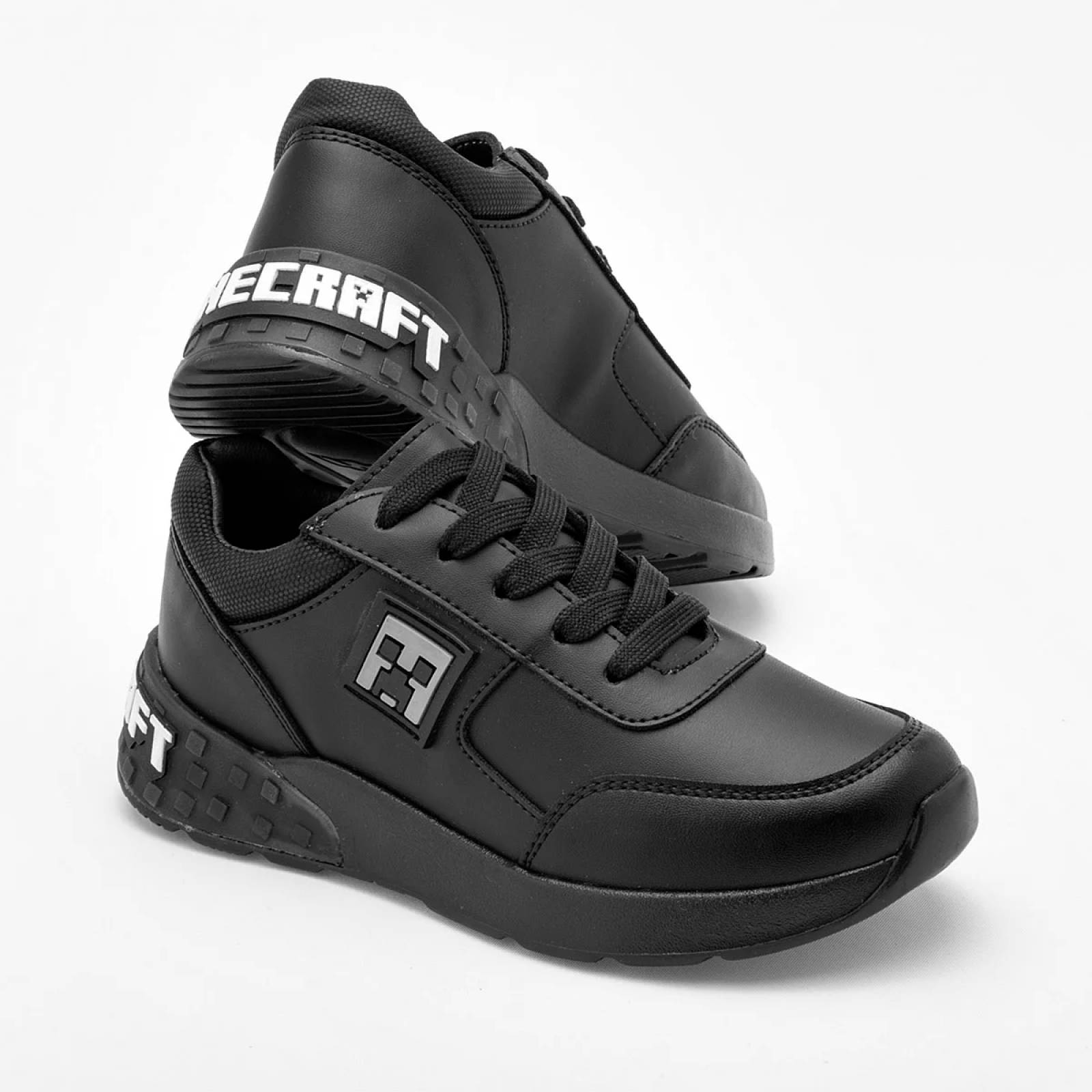 TENIS UNISEX MINECRAFT de Licencias yuyin Para Joven Negro MI3010 T7