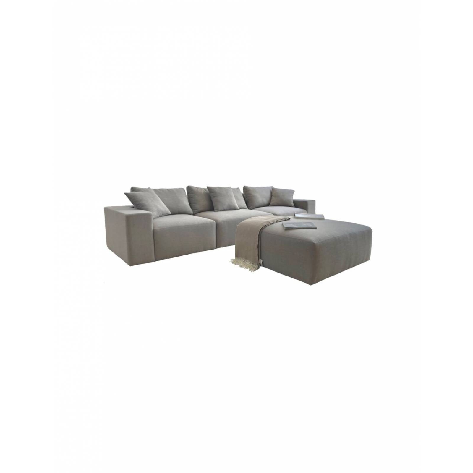 Sala Modular Lauren Tono Gris Claro