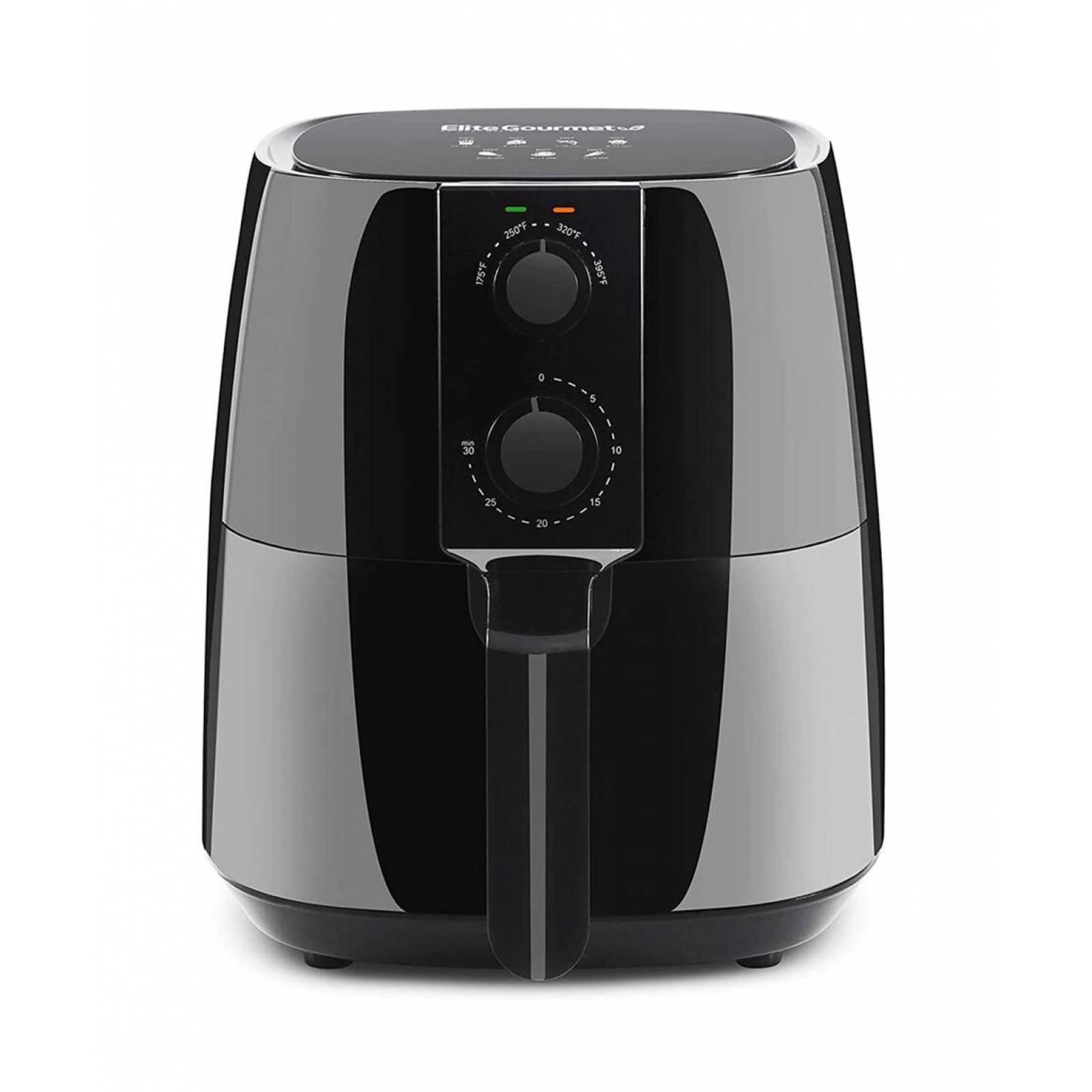 Freidora Eléctrica De Aire Elite Gourmet EAF4617 De 3.7 Litros Negro
