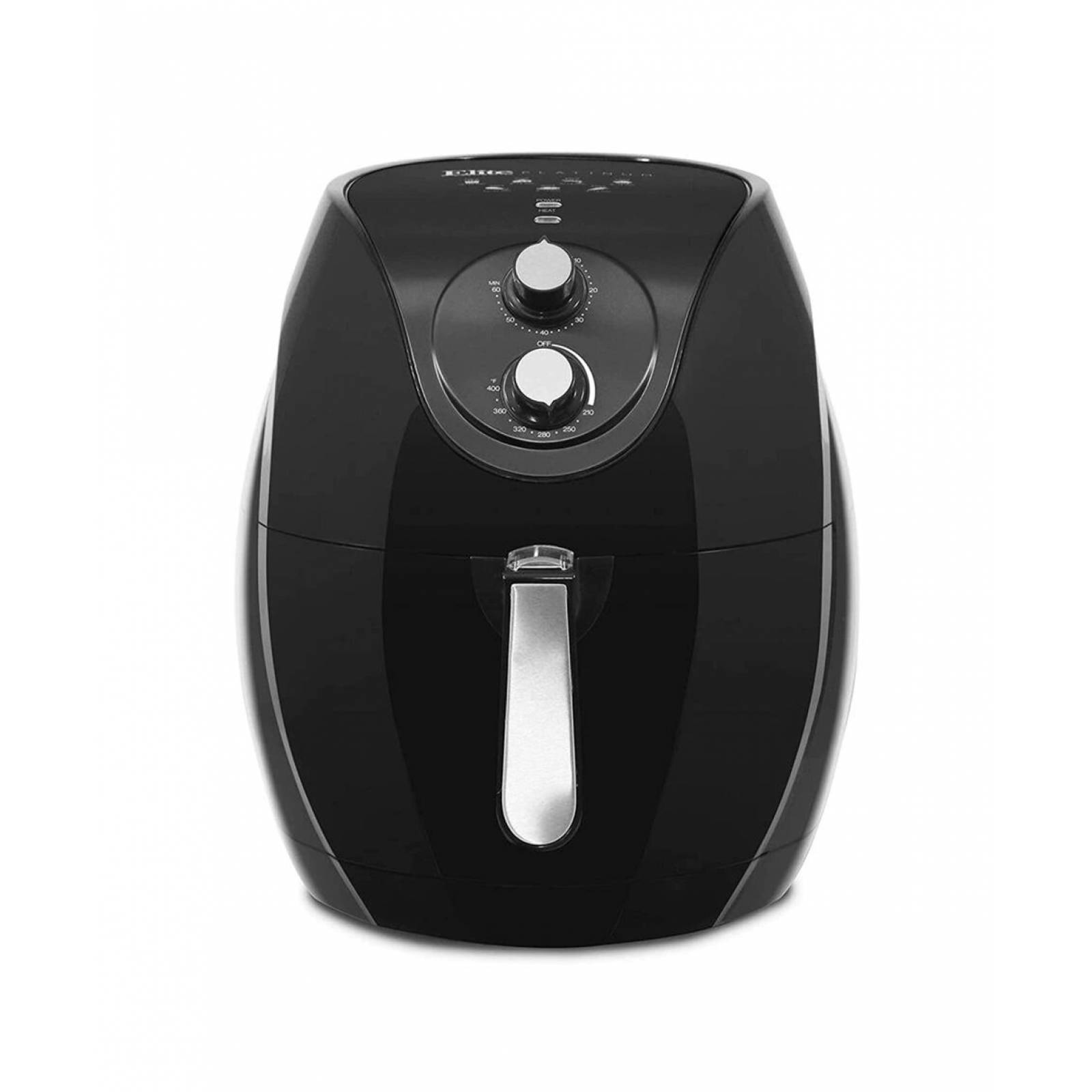 Freidora Eléctrica De Aire Elite Gourmet EAF-658 de 6.1 Litros Negro