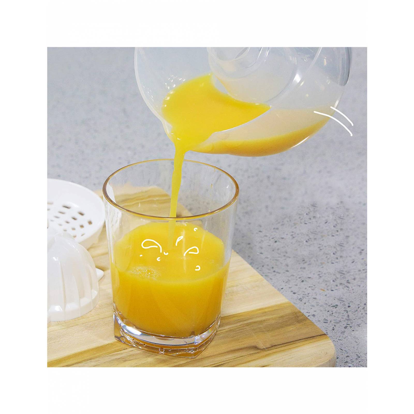 Exprimidor De Jugos Elite Gourmet ETS-411 Eléctrico 470 Ml Blanco