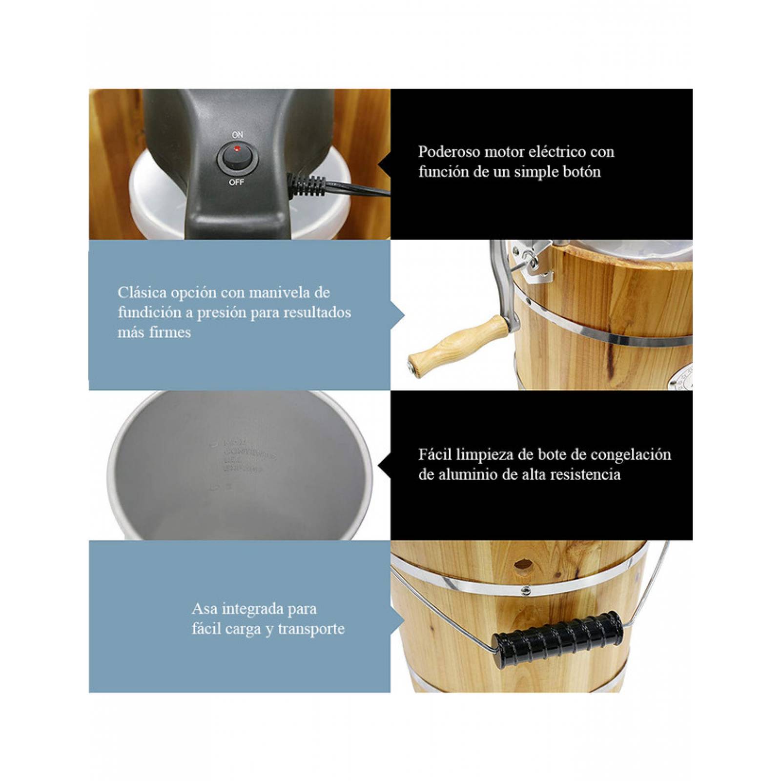 Maquina Para Hacer Helado Elite Casero 4qt EIM-402 En Casa Elite Gourmet