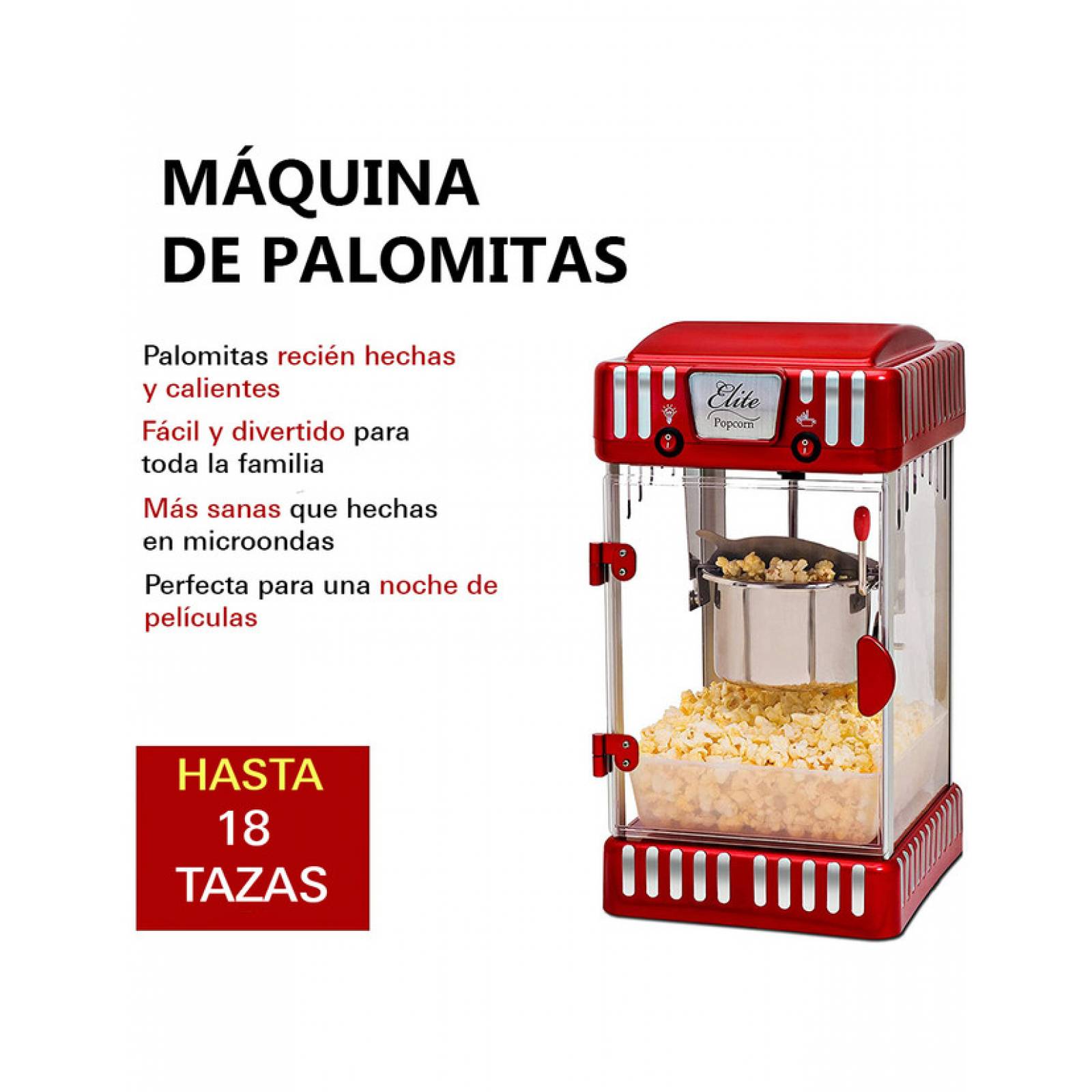 Maquina para Palomitas Elite Gourmet EPM-250
