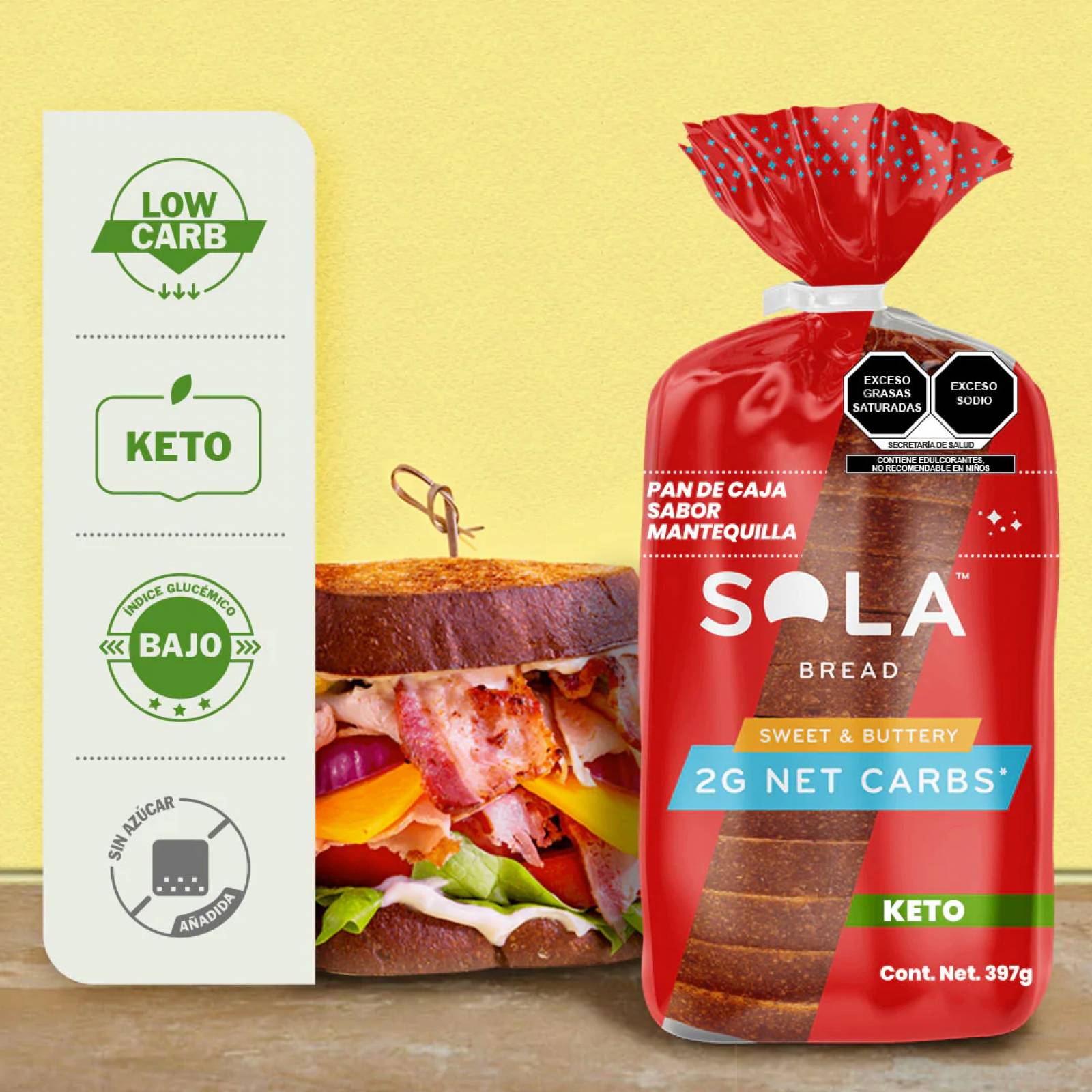 Panes Keto En 3 Pack De Caja, Hamburguesa Y Hotdog De Sola