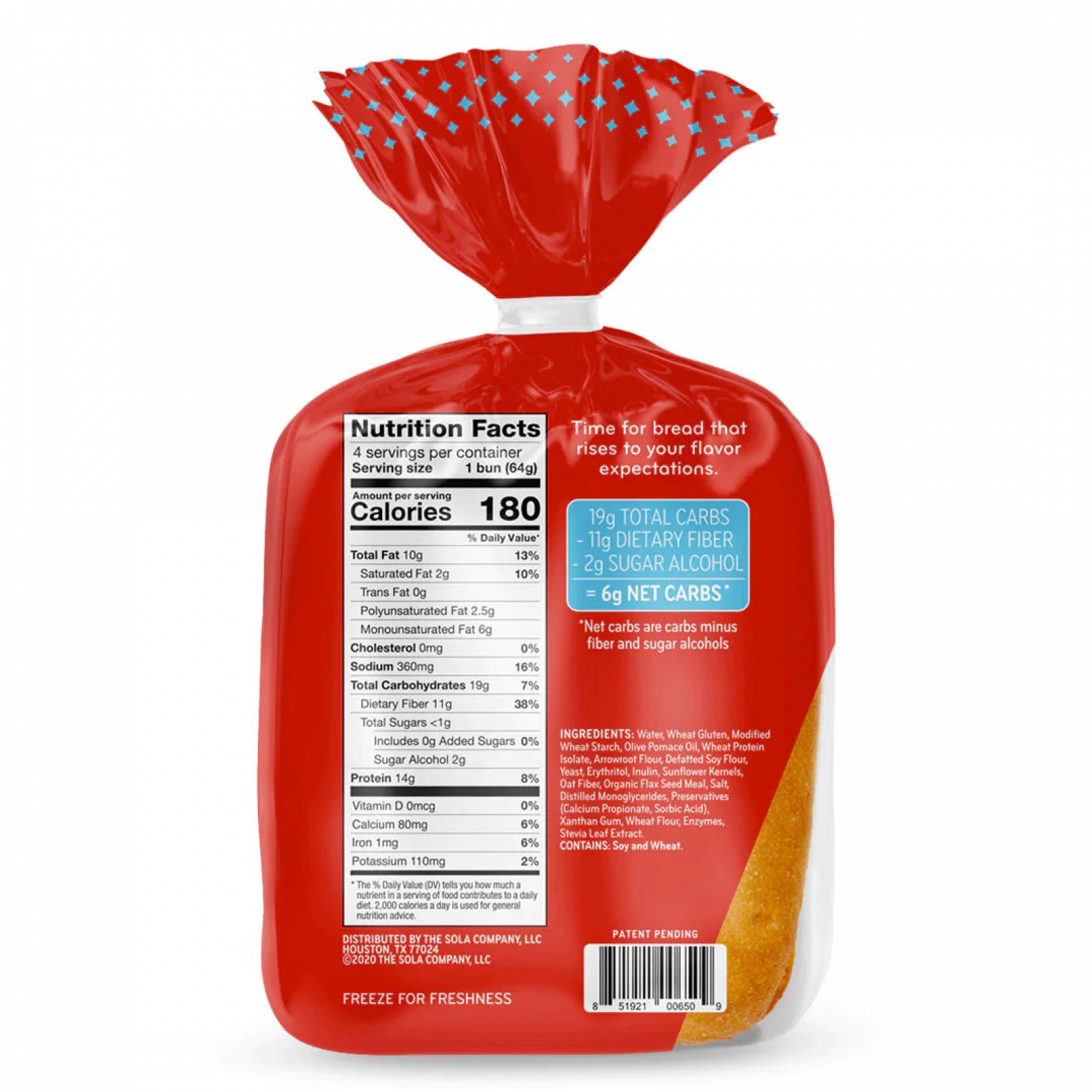 Panes Keto En 3 Pack De Caja Multigrano, Hamburguesa Y Hotdog De Sola