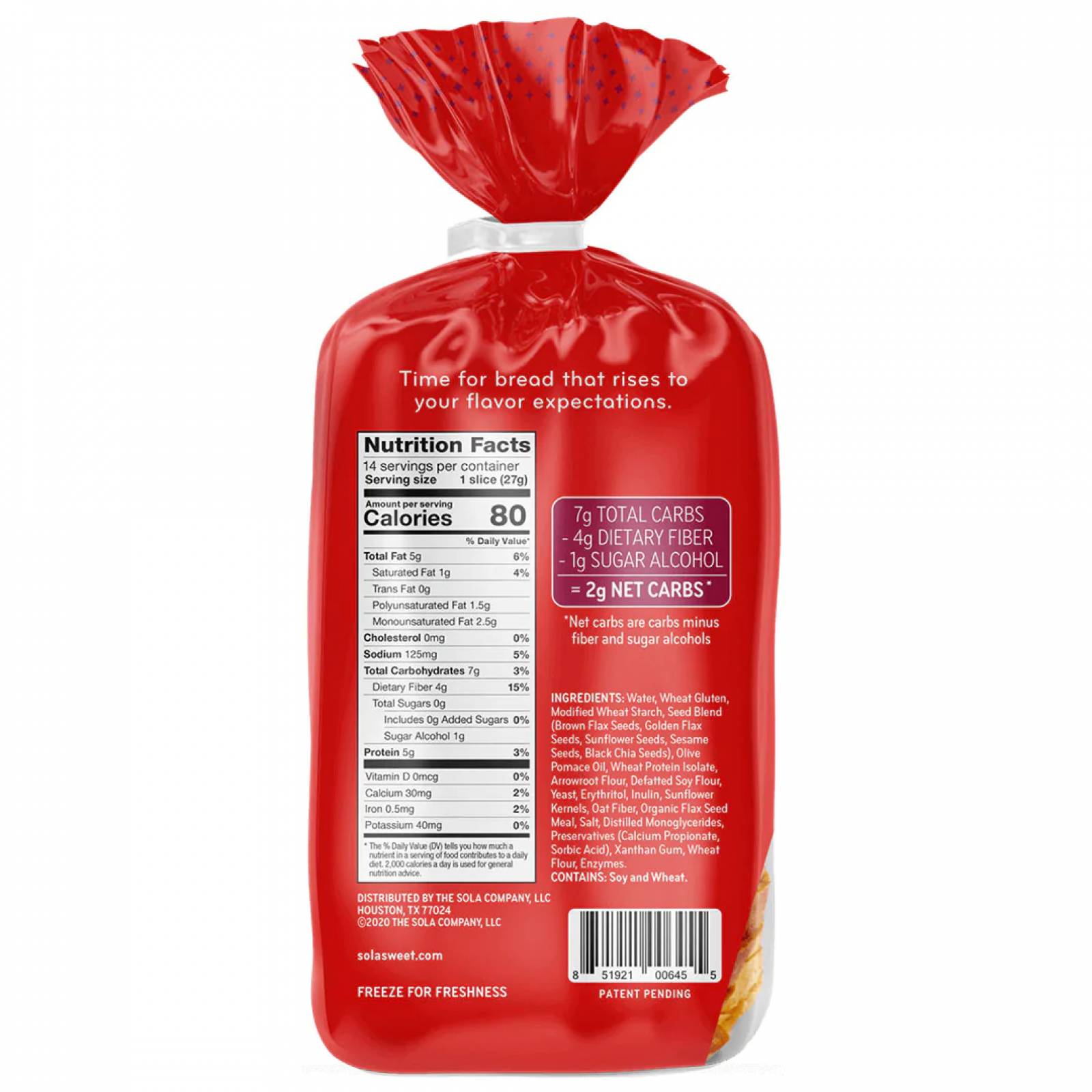 Panes Keto En 3 Pack De Caja Multigrano, Hamburguesa Y Hotdog De Sola