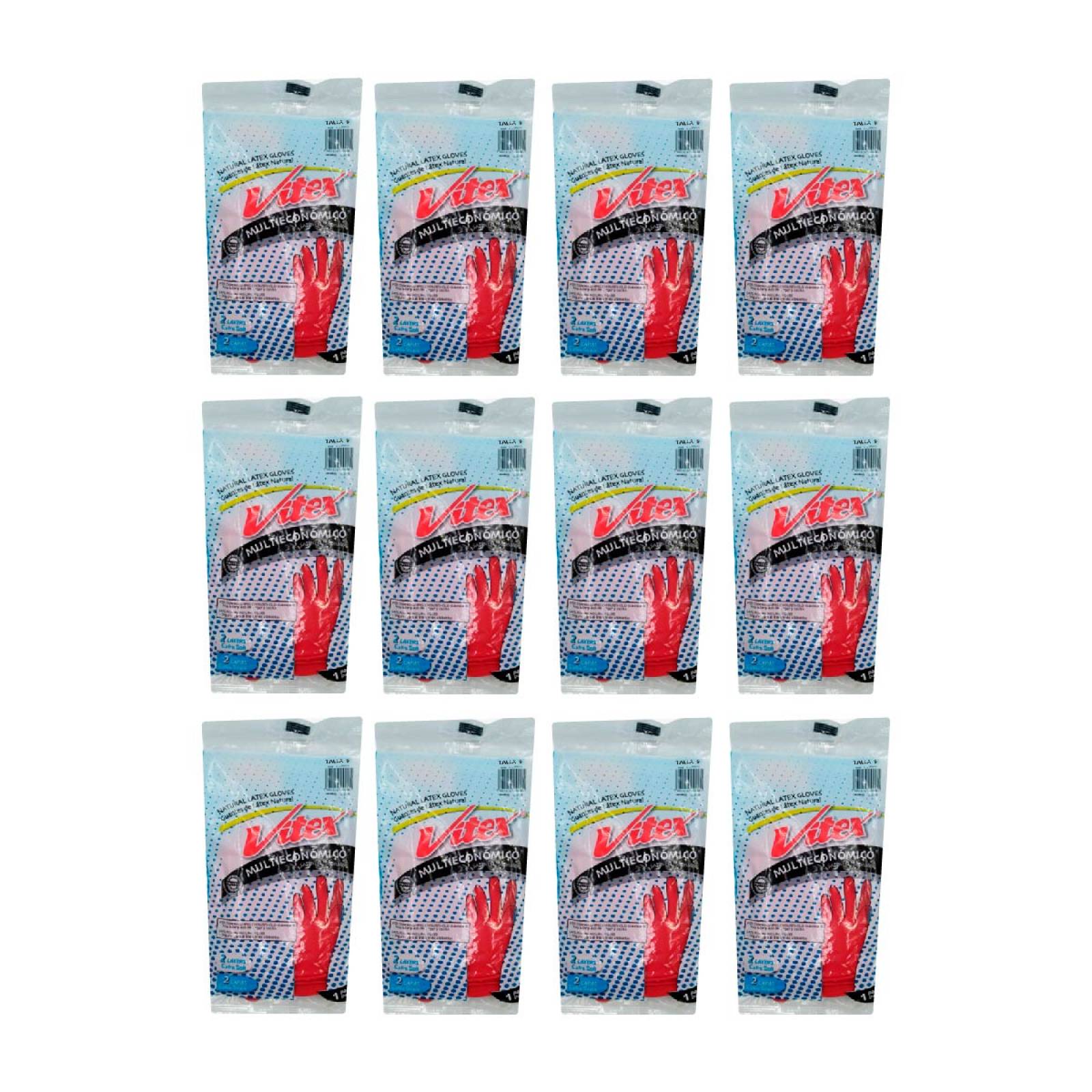 Vitex Guante látex para limpieza Docepack Multieconómicos