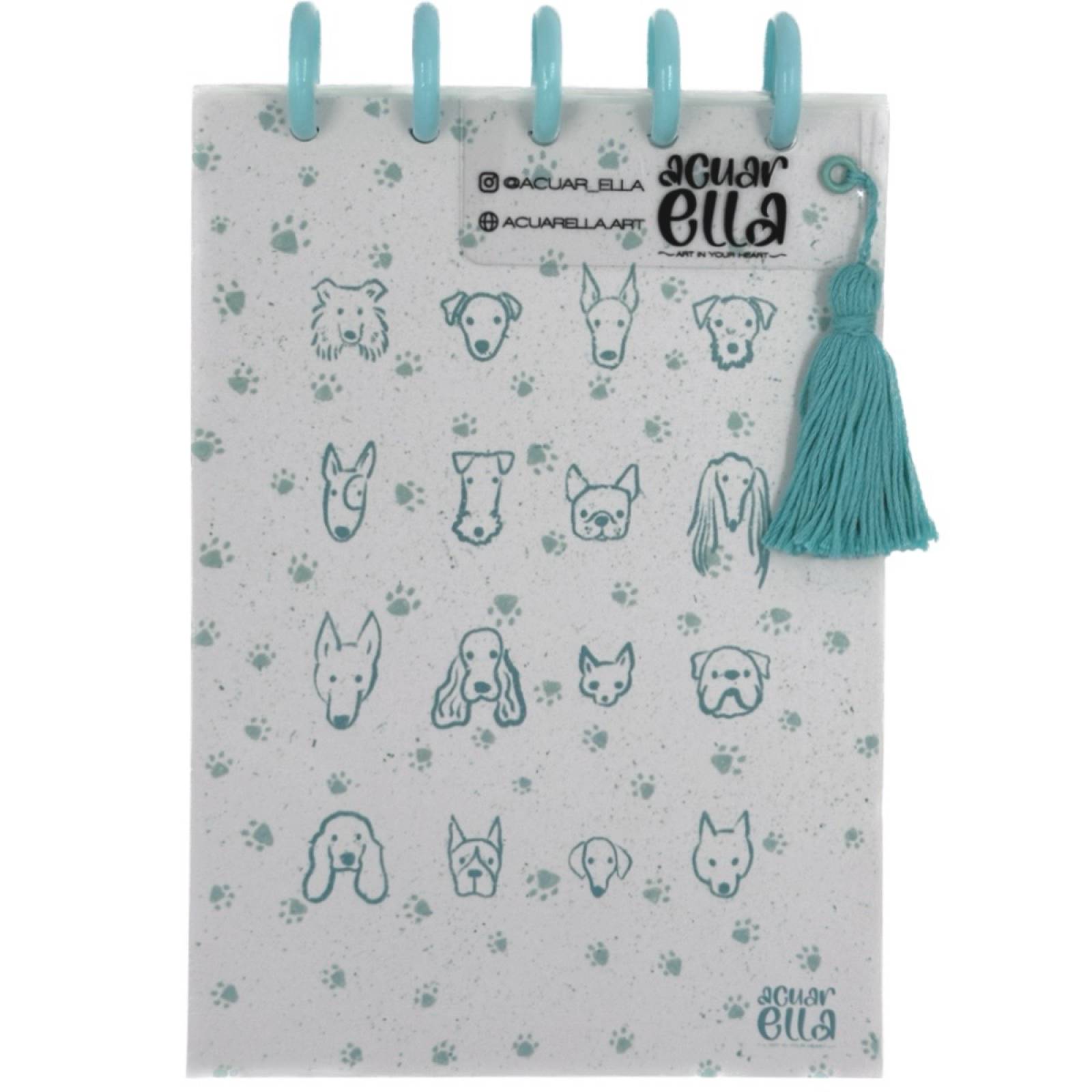 Acuarella Sketchbook de papel de 300 gr 35% algodón