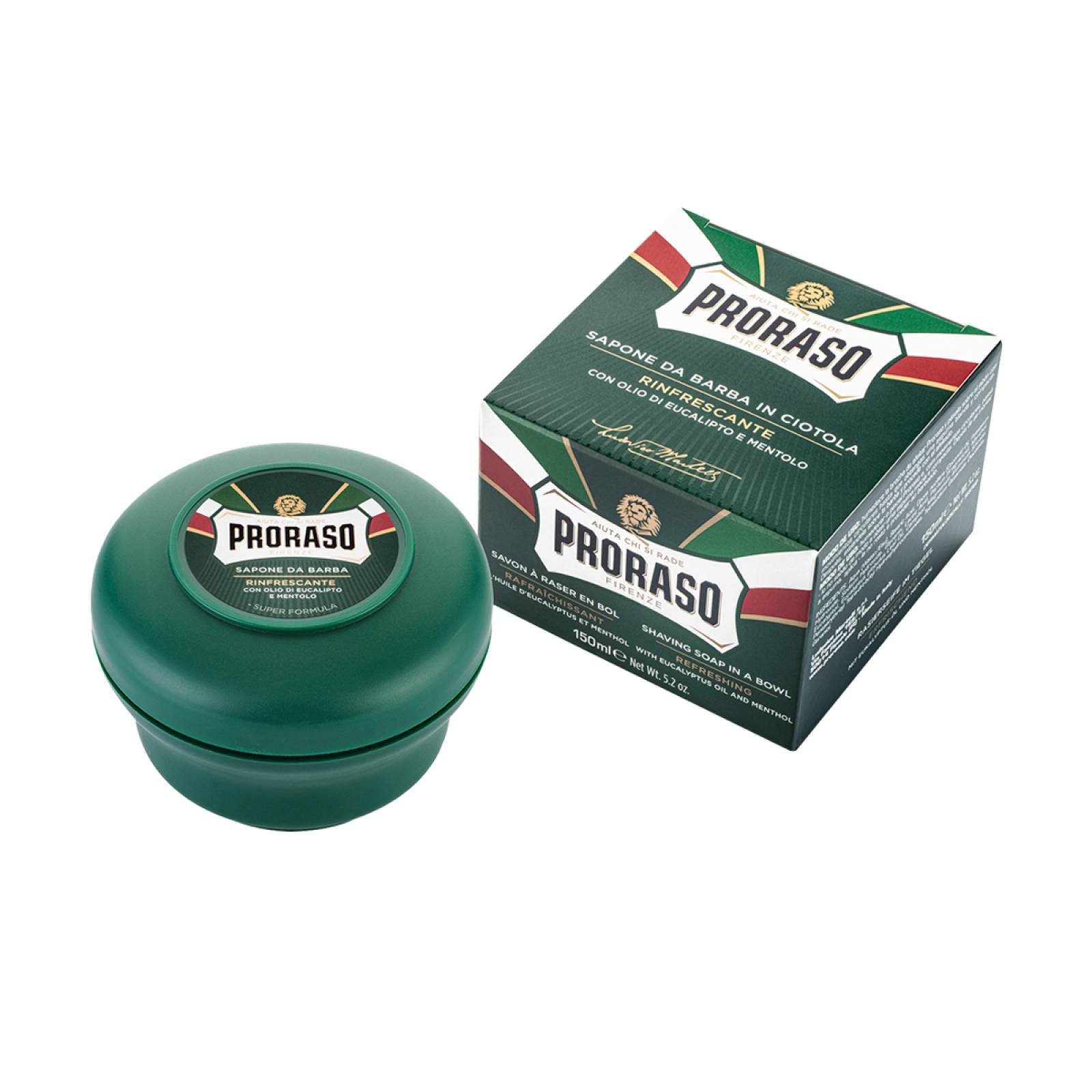 Proraso Duopack Jabón para Afeitar en Tarro Eucalipto y Mentol Refrescante 150 ml