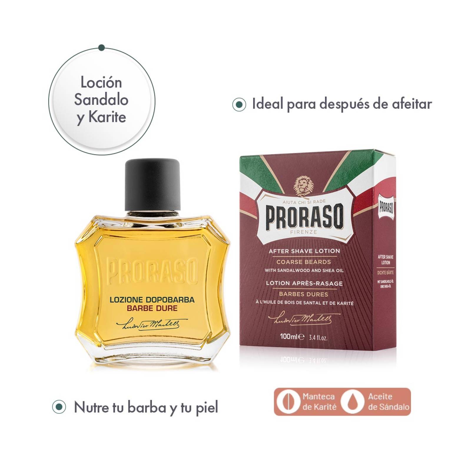 PRORASO KIT DE BARBA COMPLETO, PARA BARBAS DURAS