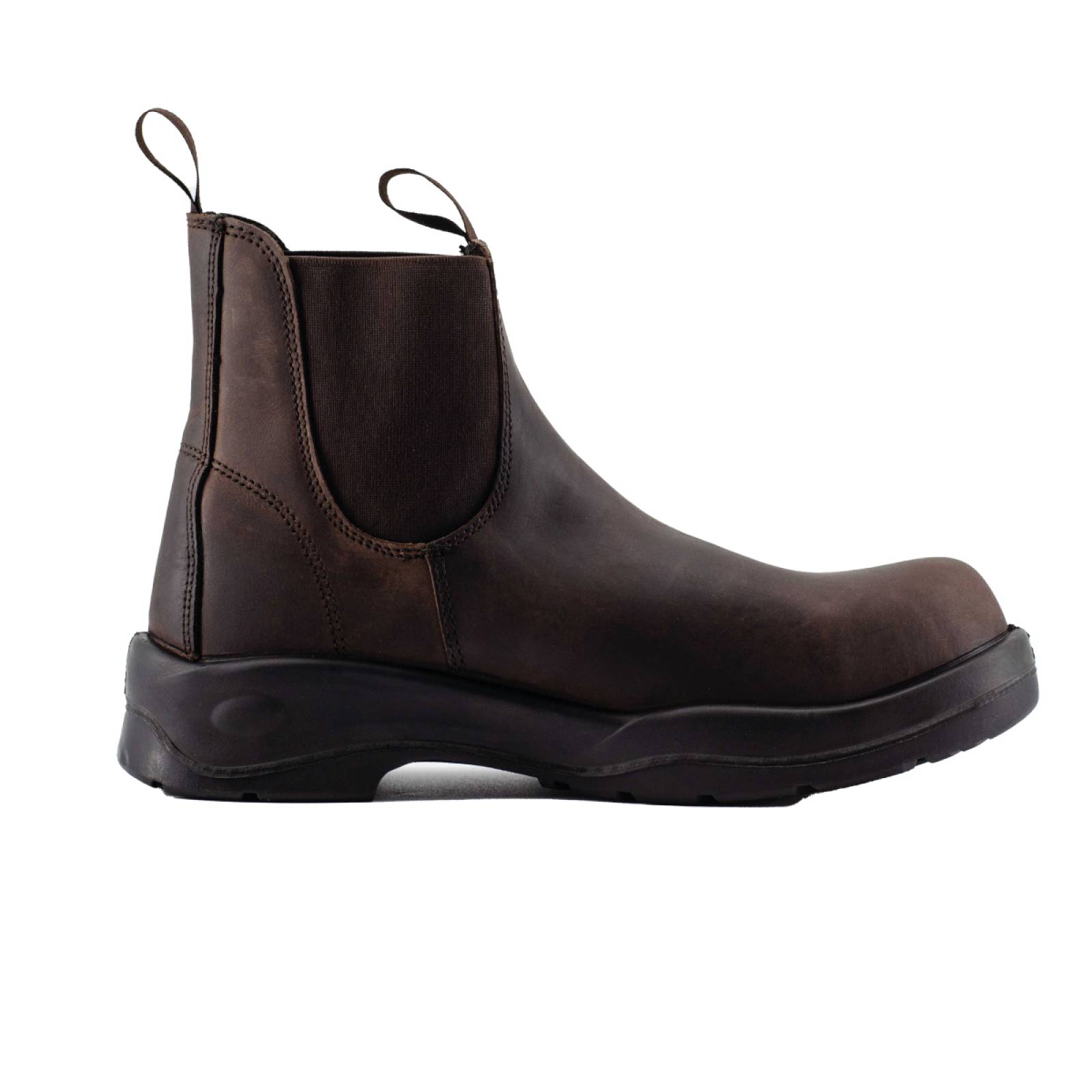 Moduss Shoes Botas de seguridad tipo Botín color café suela negra