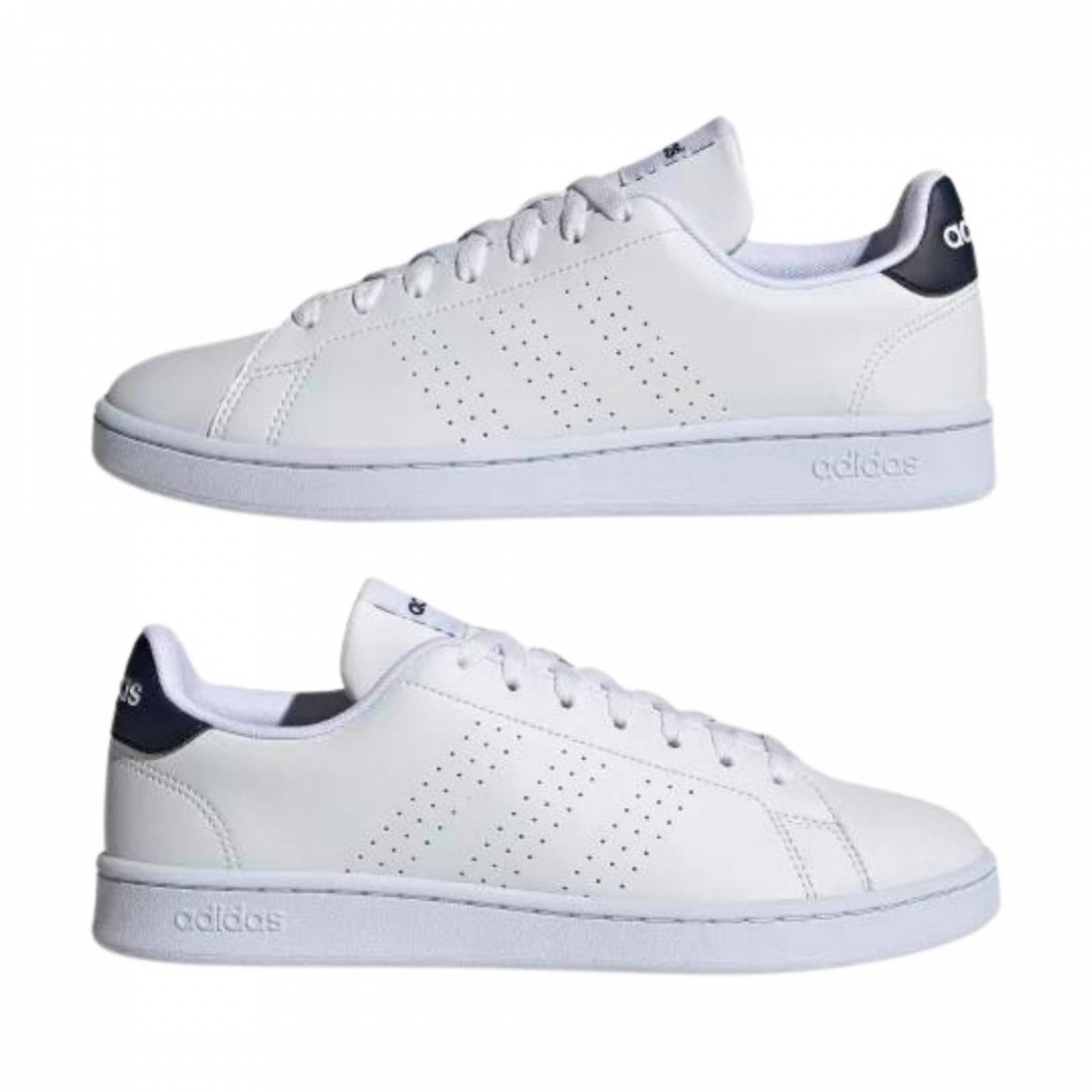 Tenis Adidas para Hombre Advantage GZ5299 Blanco Piel Vacuno