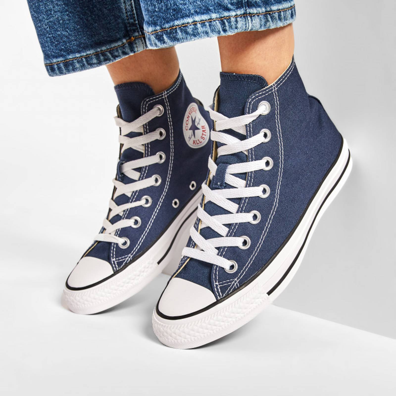 Tenis Converse Unisex Bota Lona M9622 Azul