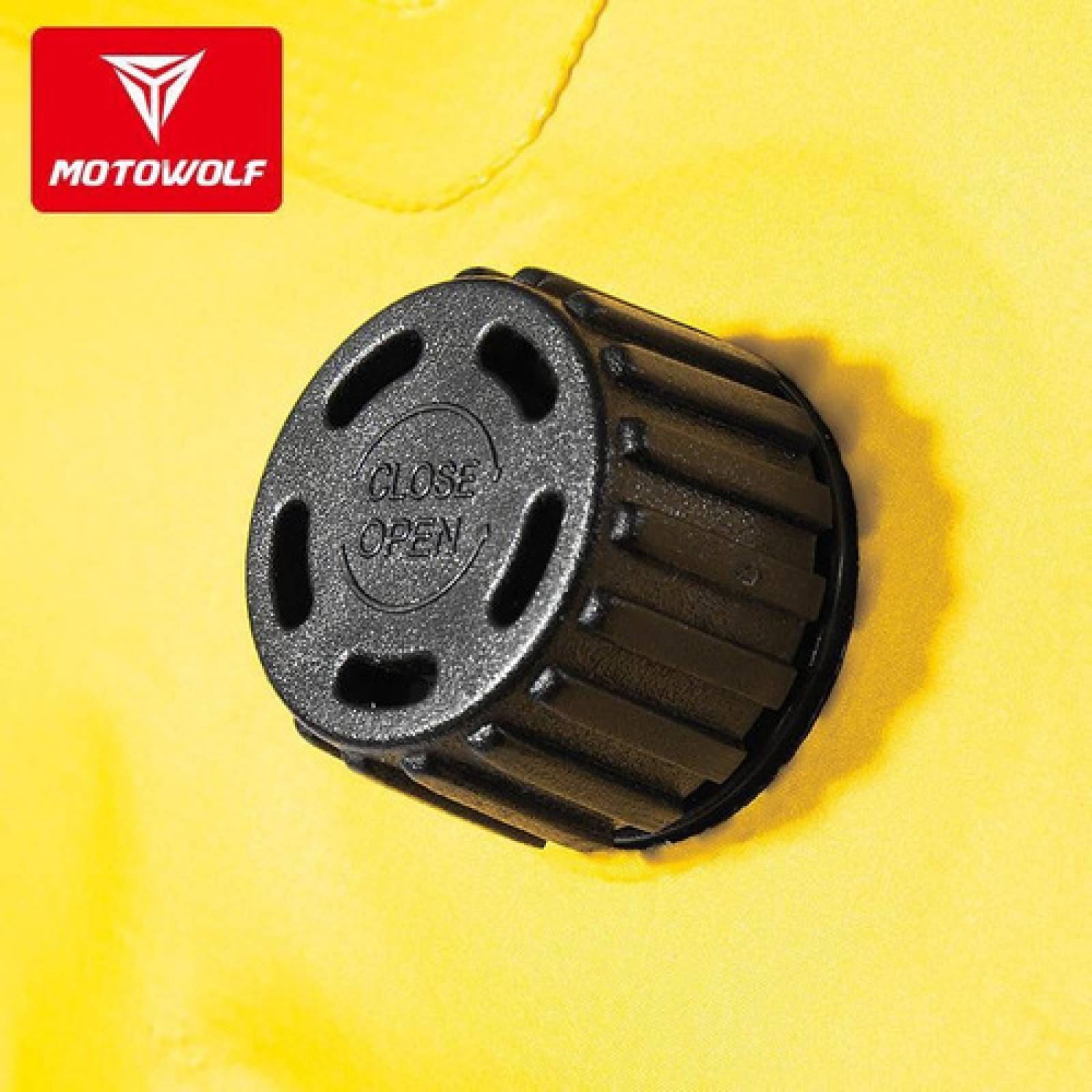 Bolsa Moto Impermeable 66lt Maleta Mochila Equipaje Moto color amarillo