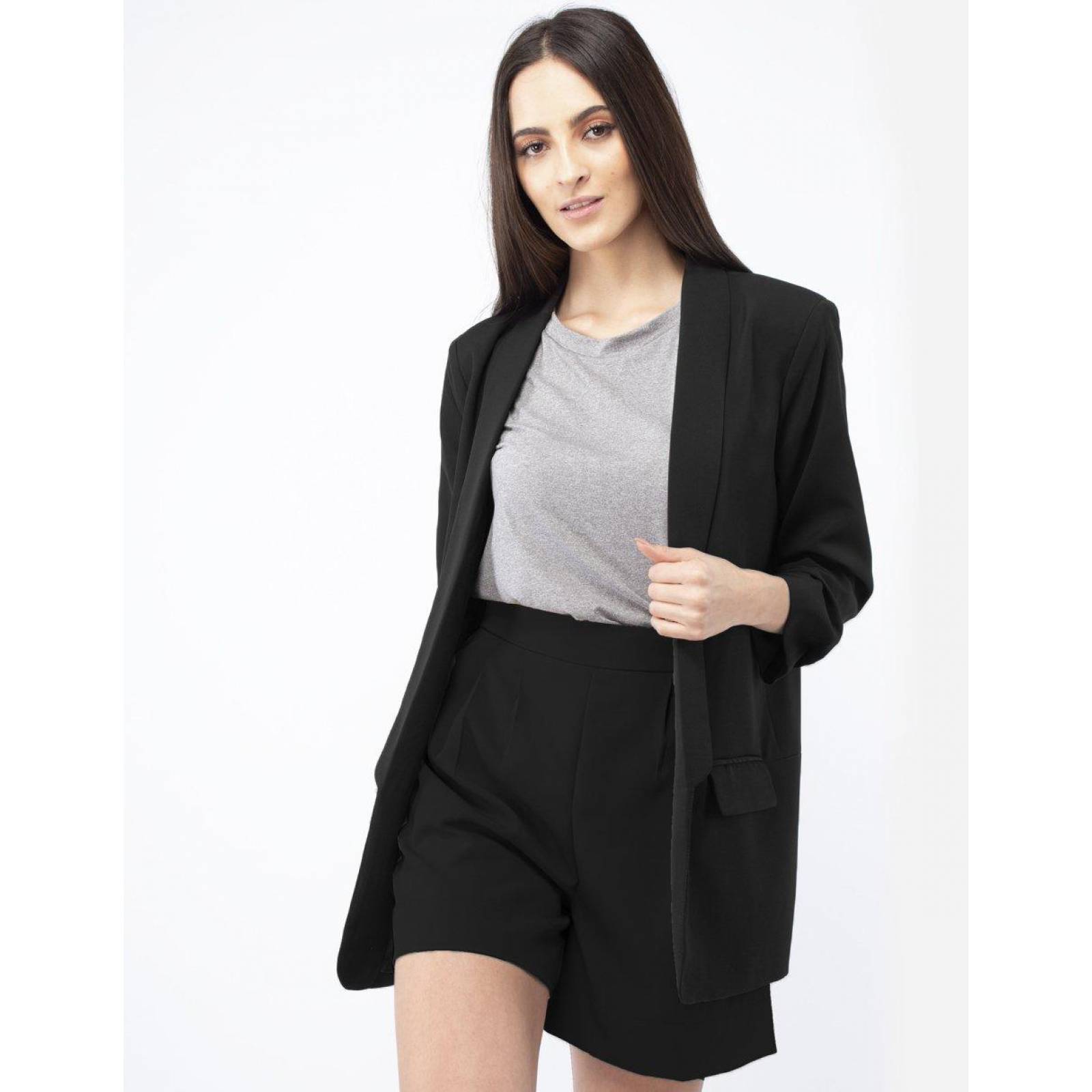 Short cintura alta con bolsas AMAD para dama 