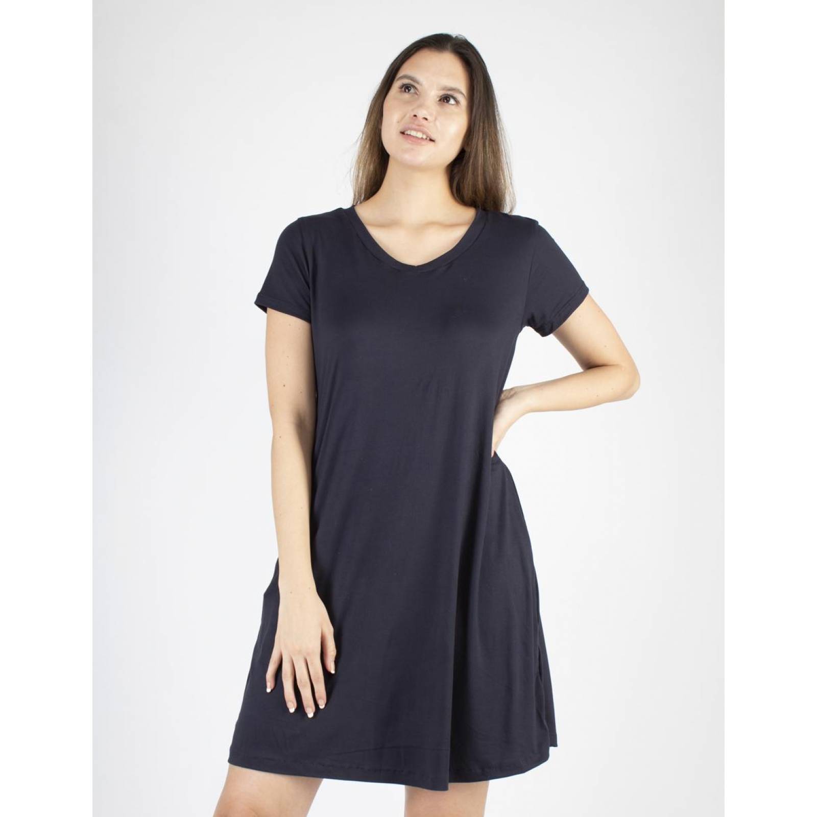 Vestido relajado arriba de la rodilla AMAD para dama 