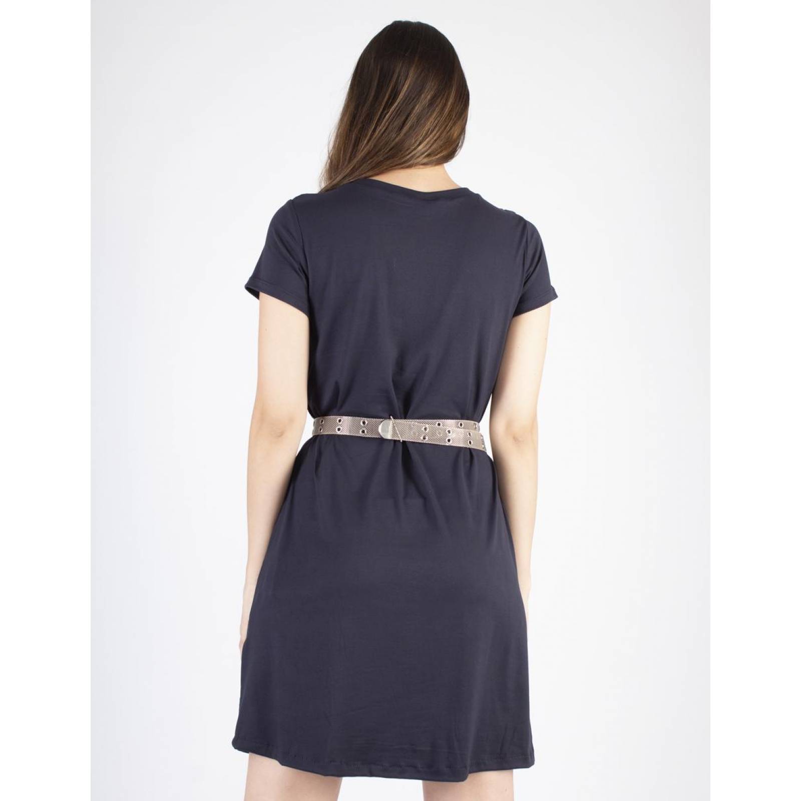 Vestido relajado arriba de la rodilla AMAD para dama 