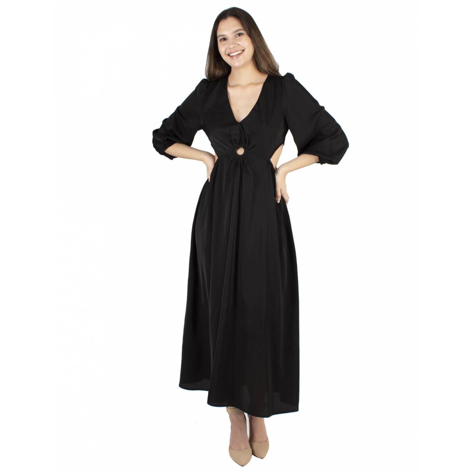 Vestido midi cut out AMAD para dama 