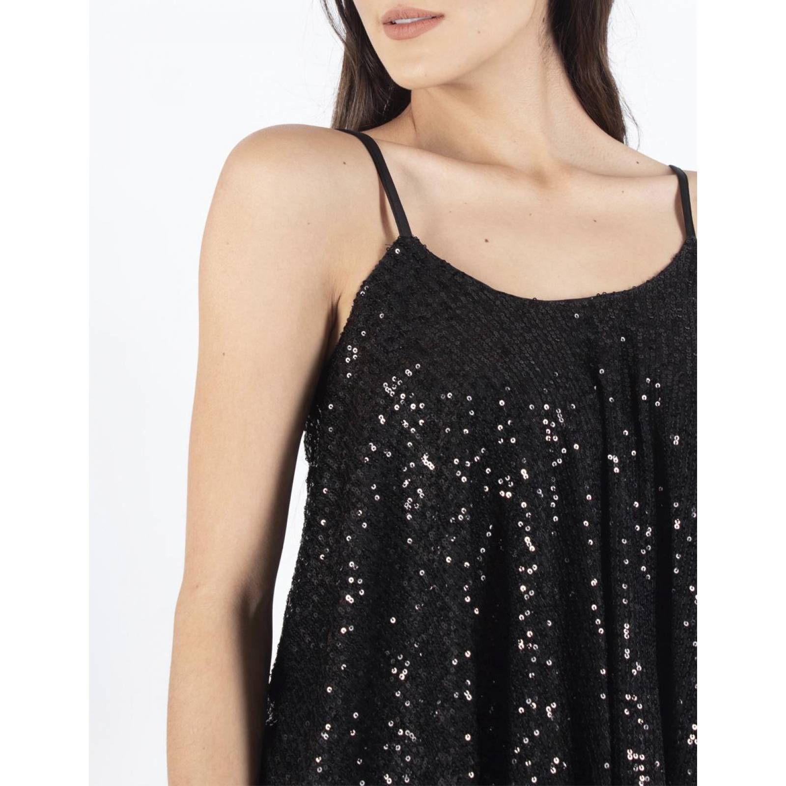 Blusa tirantes lentejuelas AMAD para dama 