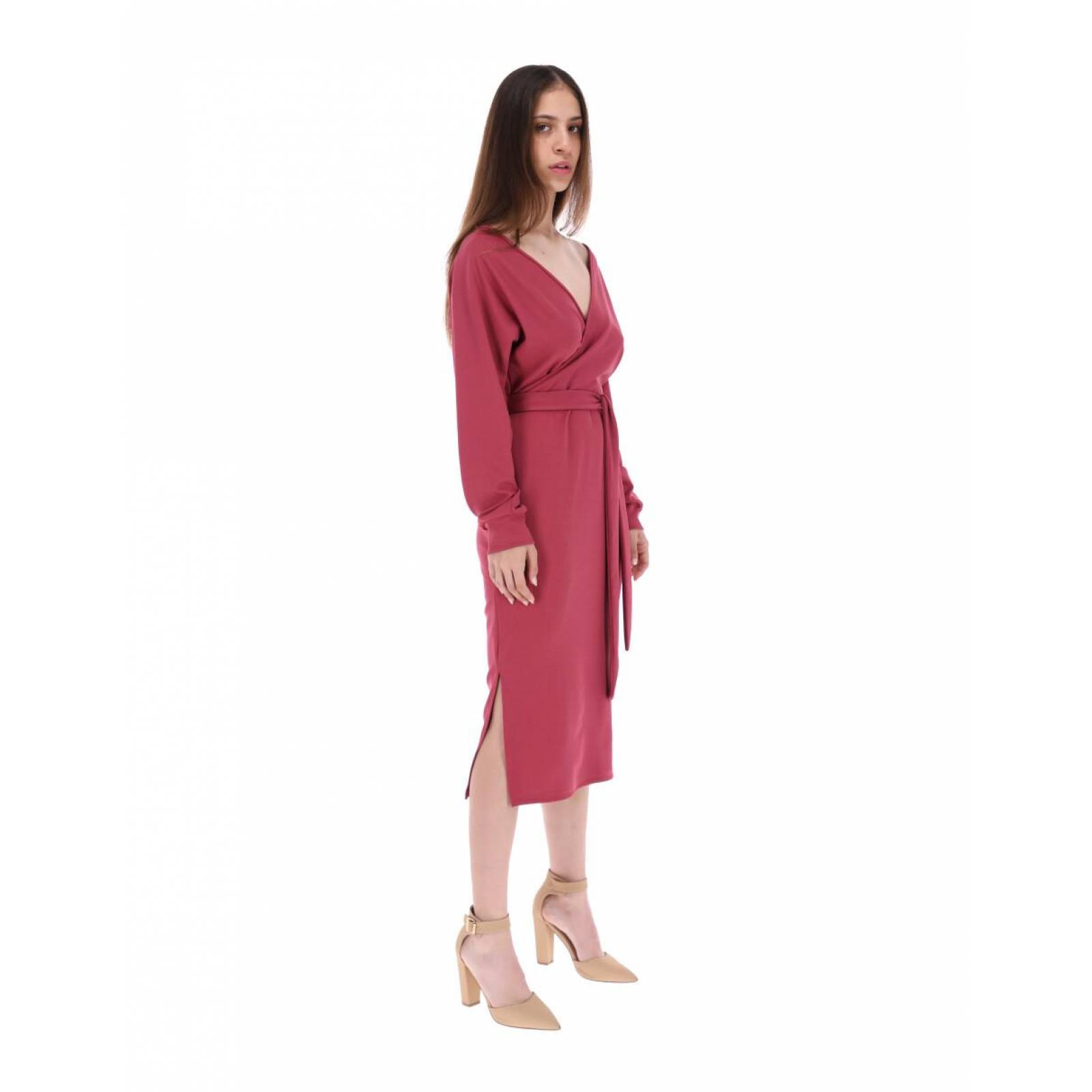 Vestido falda lápiz con aberturas AMAD para mujer 