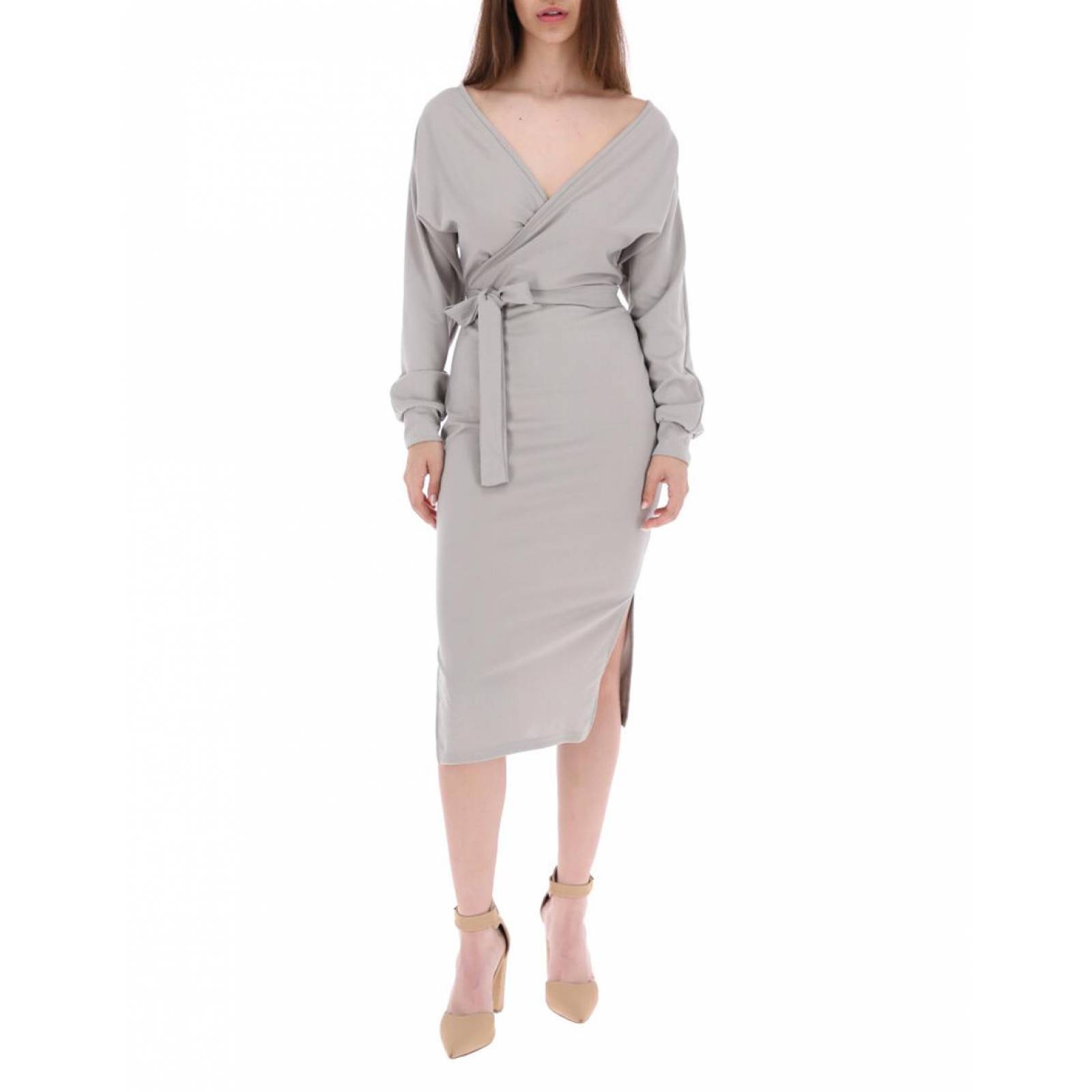 Vestido falda lápiz con aberturas AMAD para mujer 