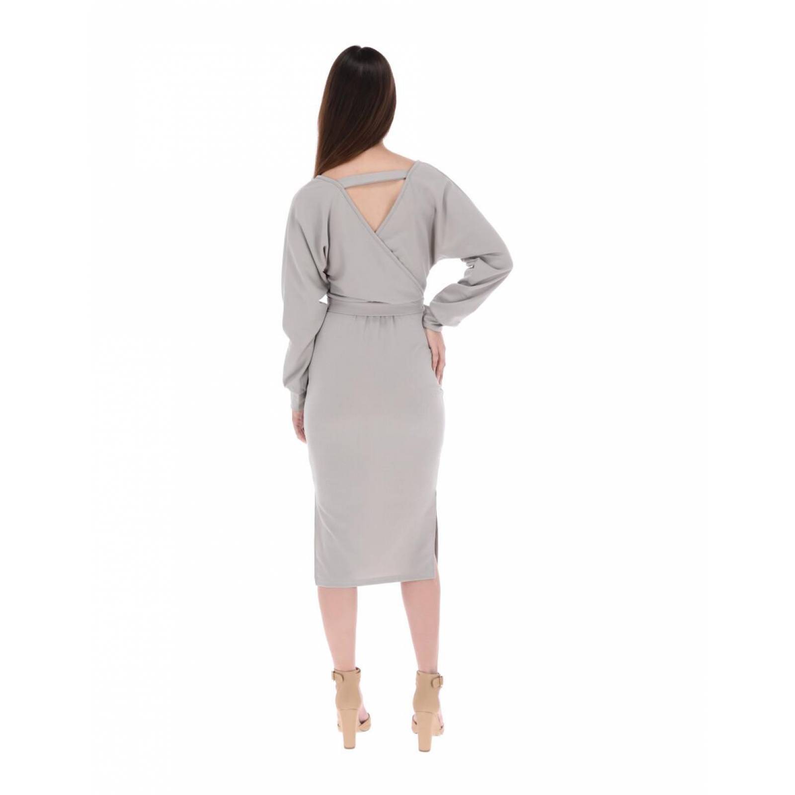 Vestido falda lápiz con aberturas AMAD para mujer 