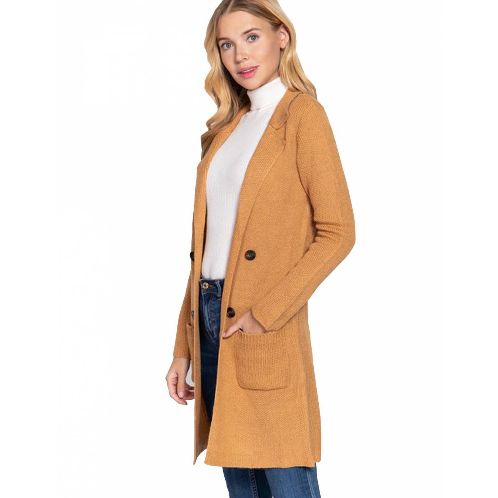 Suéter tejido botones AMAD para mujer 