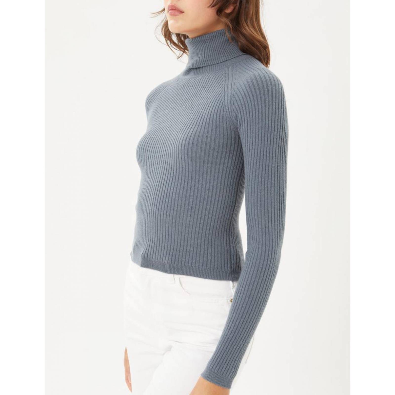 Blusa tejida cuello alto AMAD para dama 