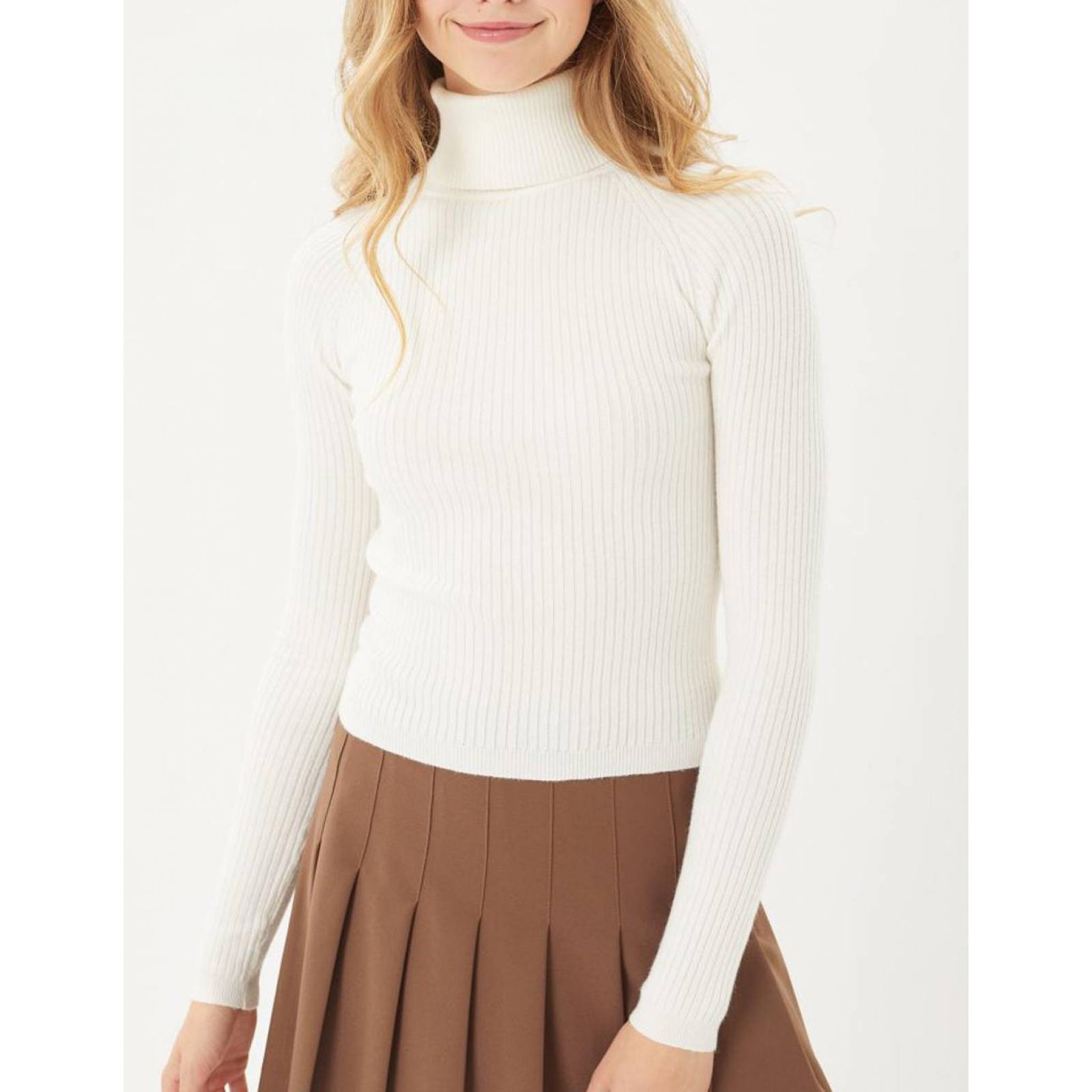 Blusa tejida cuello alto AMAD para dama 