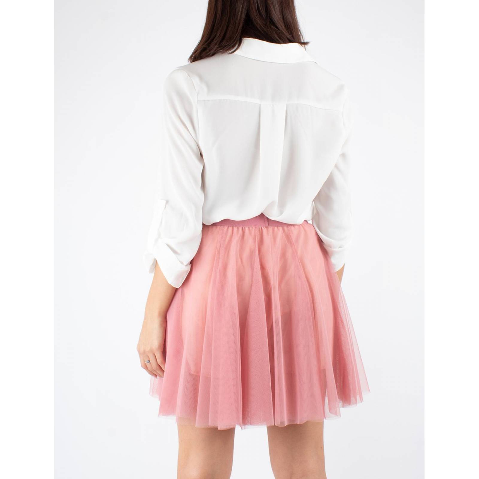 Falda corta de tul 