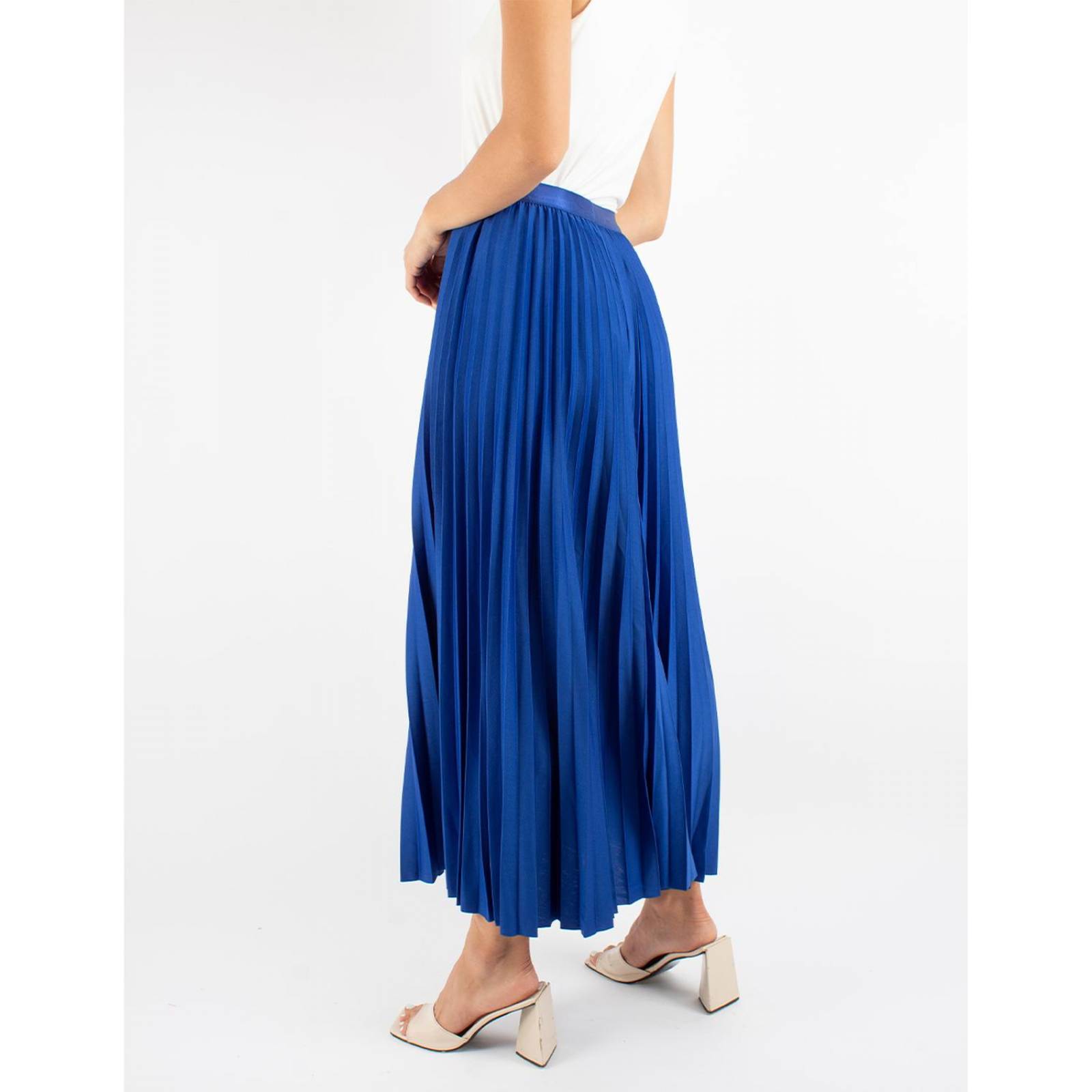 Maxi falda plisada 