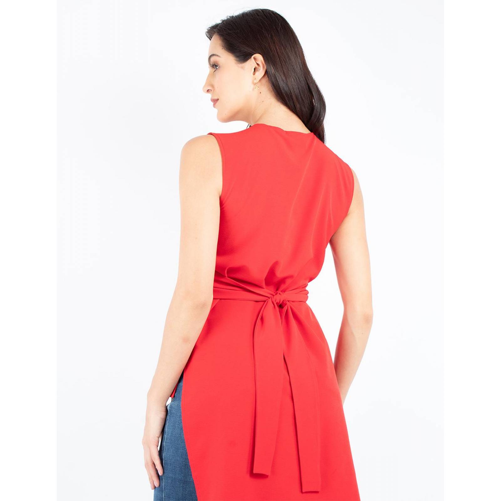 Blusa maxi cruce al frente