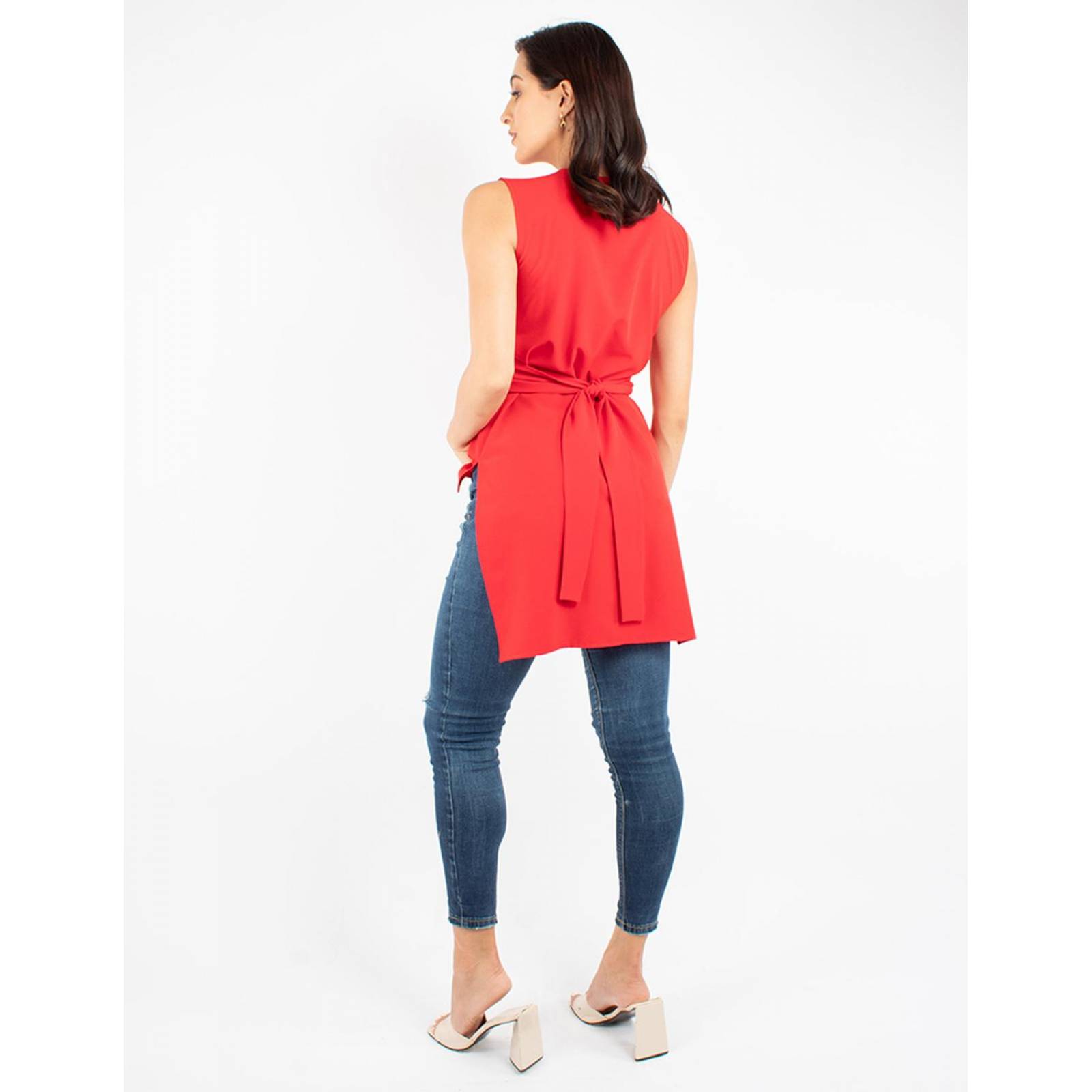 Blusa maxi cruce al frente